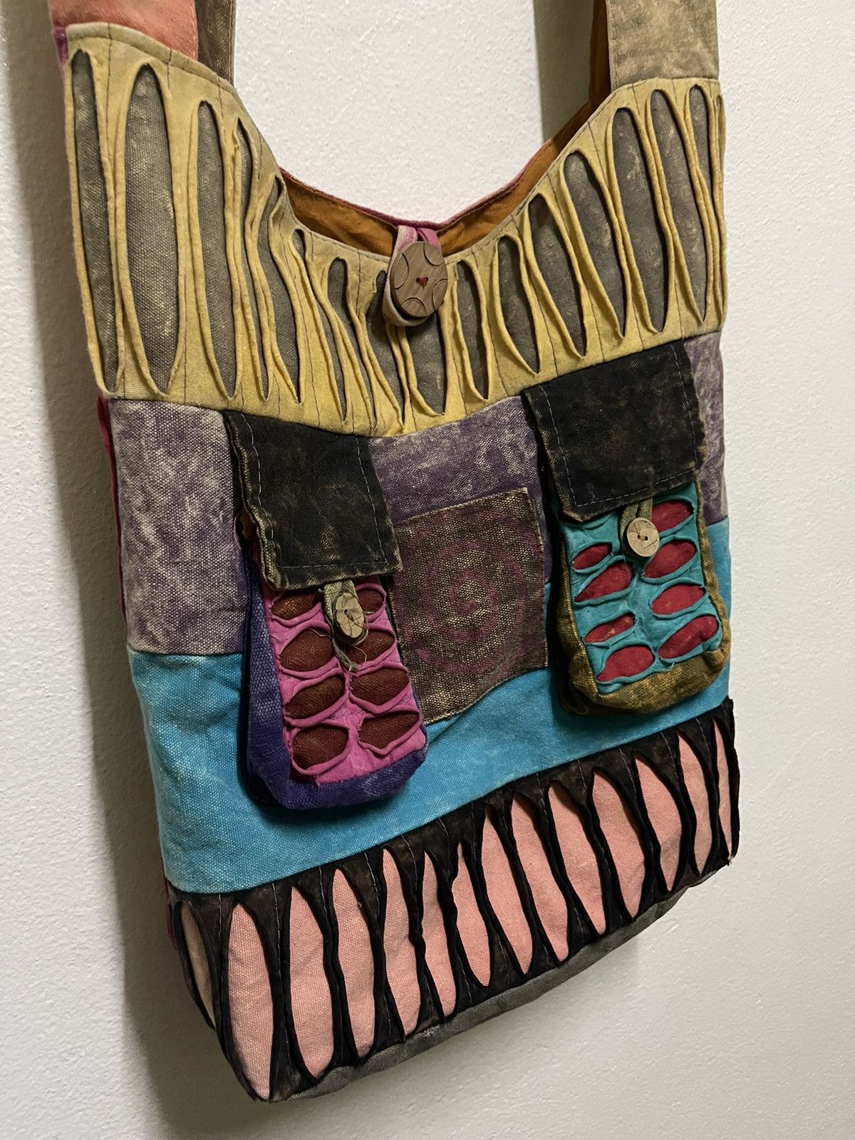 Japanese Brand × Other Sling Bag Custom Distressed Rare Design Size ONE SIZE - 3 Thumbnail