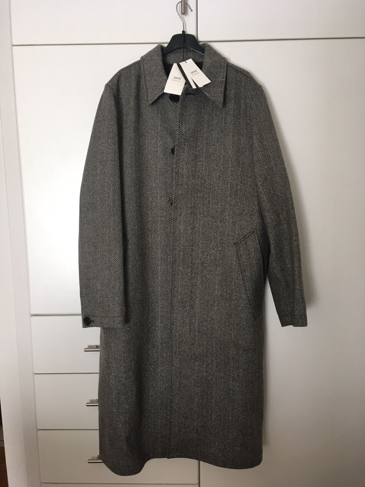 AMI FW18 OVERSIZE MAC COAT Size US L / EU 52-54 / 3 - 1 Thumbnail