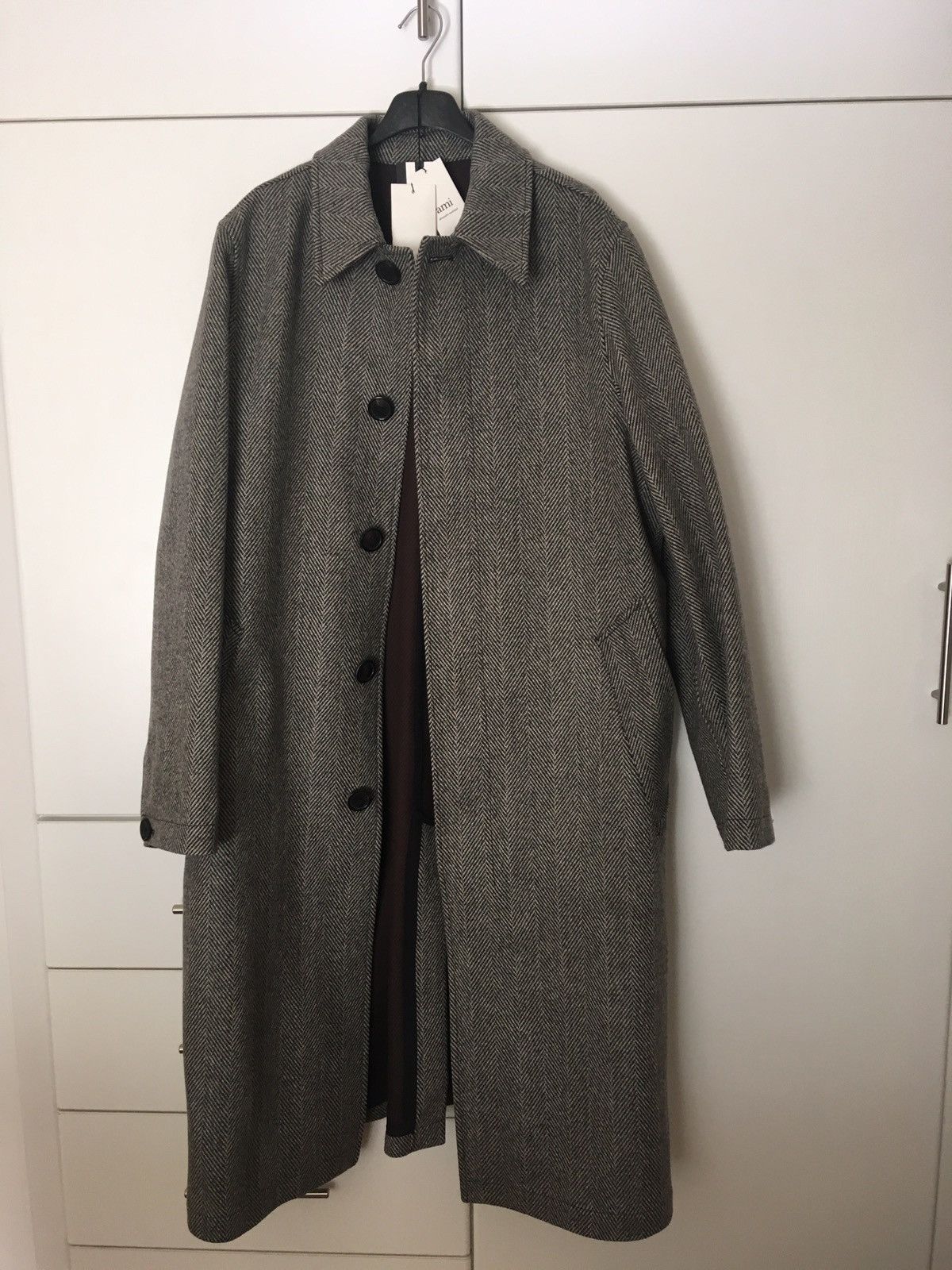 AMI FW18 OVERSIZE MAC COAT Size US L / EU 52-54 / 3 - 6 Thumbnail