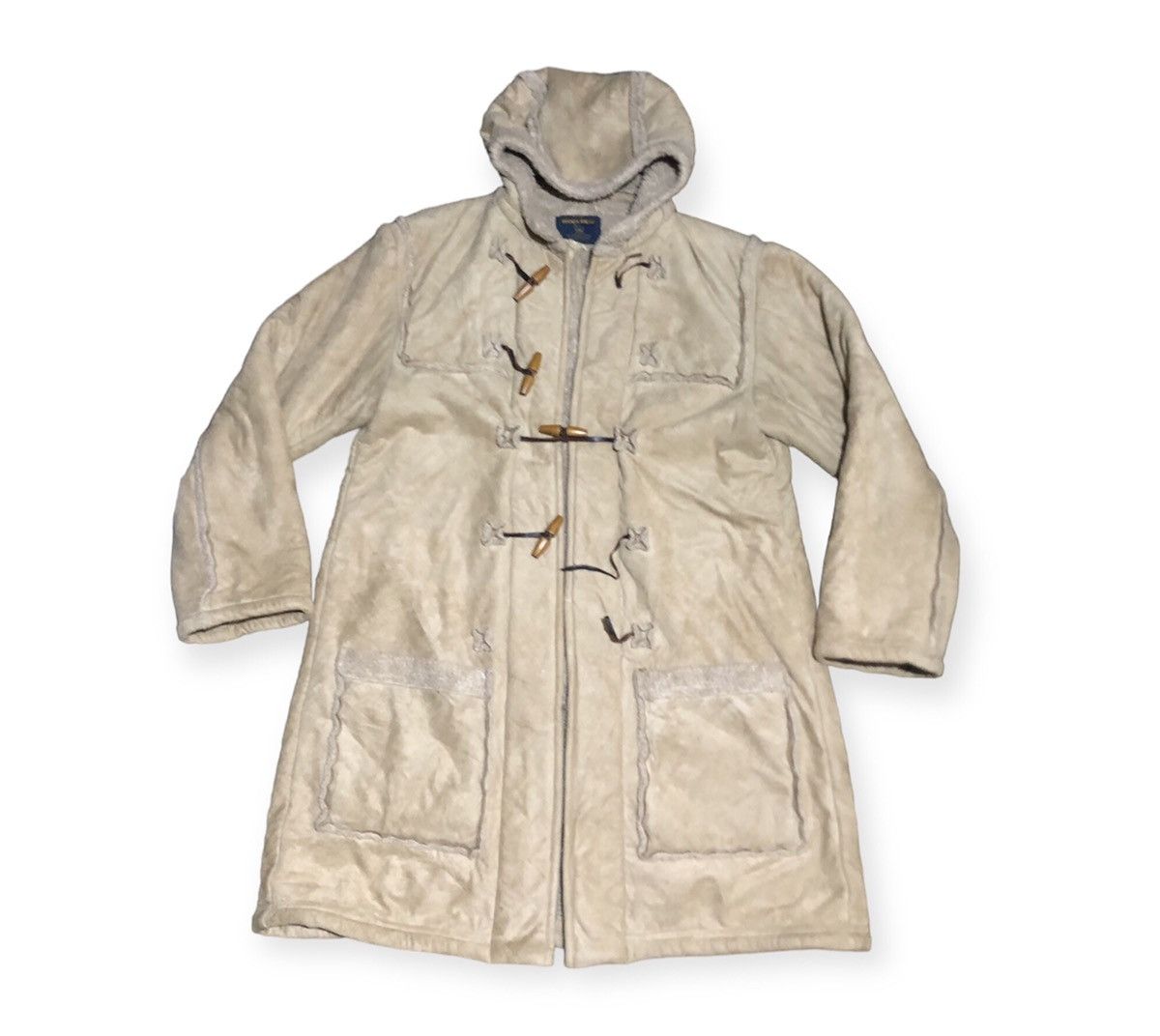 image of Archival Clothing x Handcrafted Vintage Woolrich Leather Jacket in Brown (Size Large)