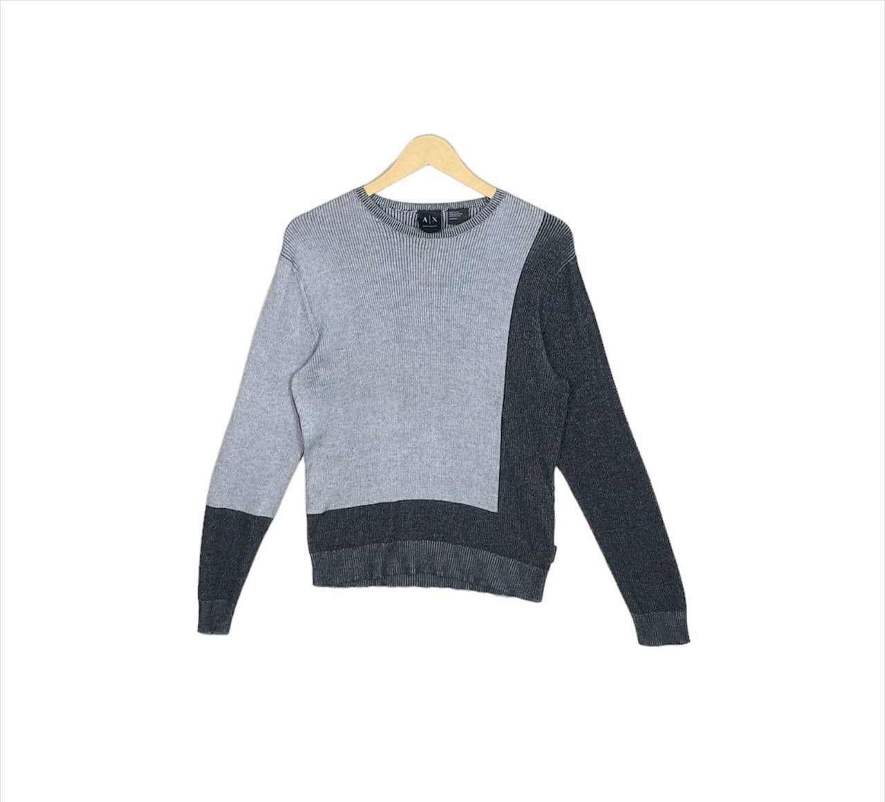 Armani Exchange Armani Exchange Colorblock Pullover Knitwear Sweater Size US XS / EU 42 / 0 - 1 Thumbnail