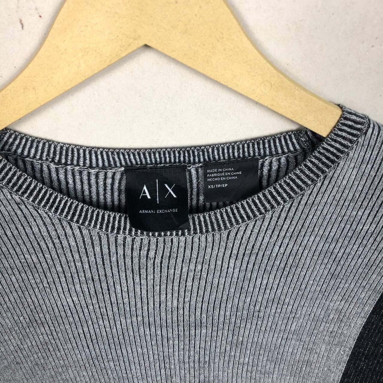 Armani Exchange Armani Exchange Colorblock Pullover Knitwear Sweater Size US XS / EU 42 / 0 - 8 Thumbnail
