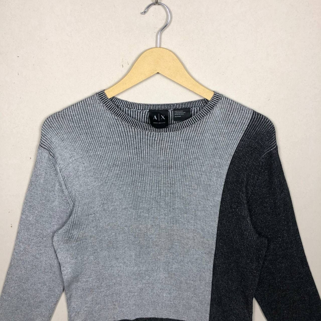 Armani Exchange Armani Exchange Colorblock Pullover Knitwear Sweater Size US XS / EU 42 / 0 - 3 Thumbnail