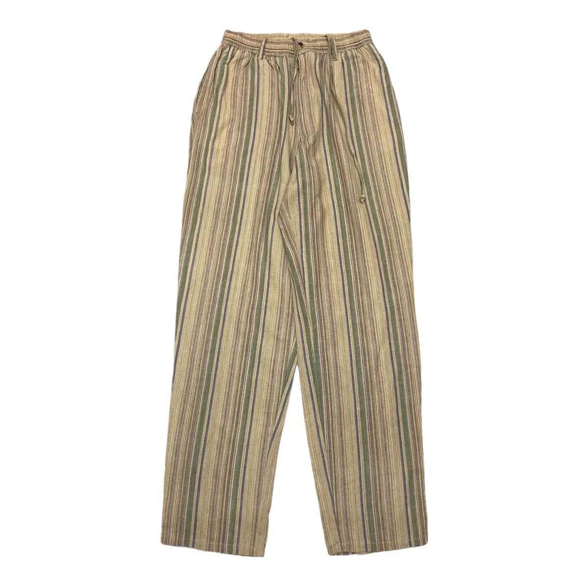 Yohji Yamamoto YOHJI YAMAMOTO BALLOON PANTS MULTICOLOUR STRIPES PANTS Size US 30 / EU 46 - 4 Thumbnail