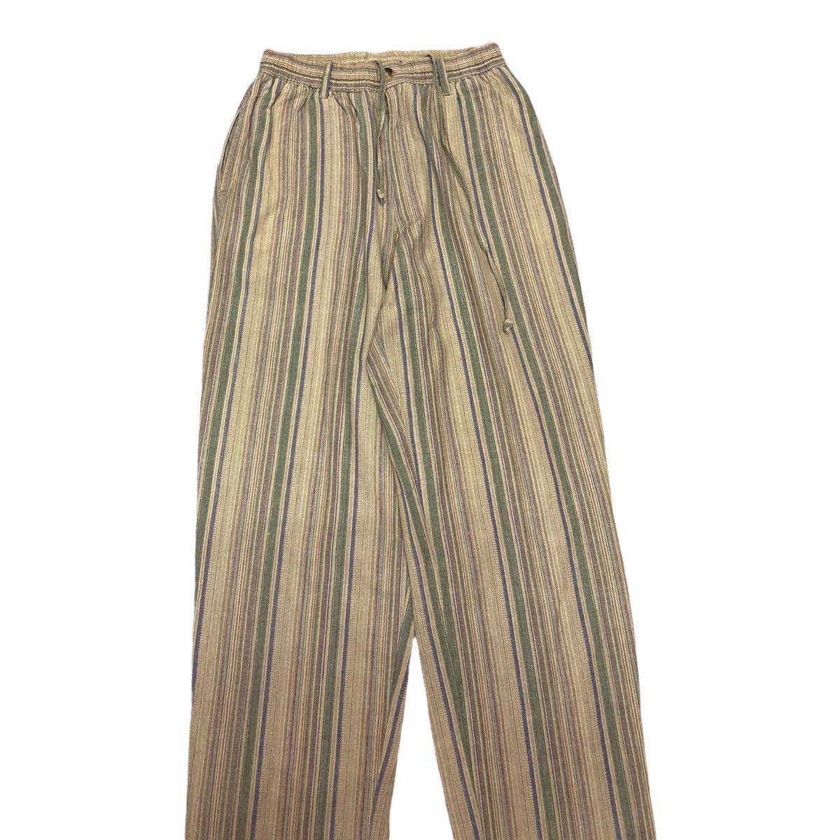 Yohji Yamamoto YOHJI YAMAMOTO BALLOON PANTS MULTICOLOUR STRIPES PANTS Size US 30 / EU 46 - 7 Thumbnail