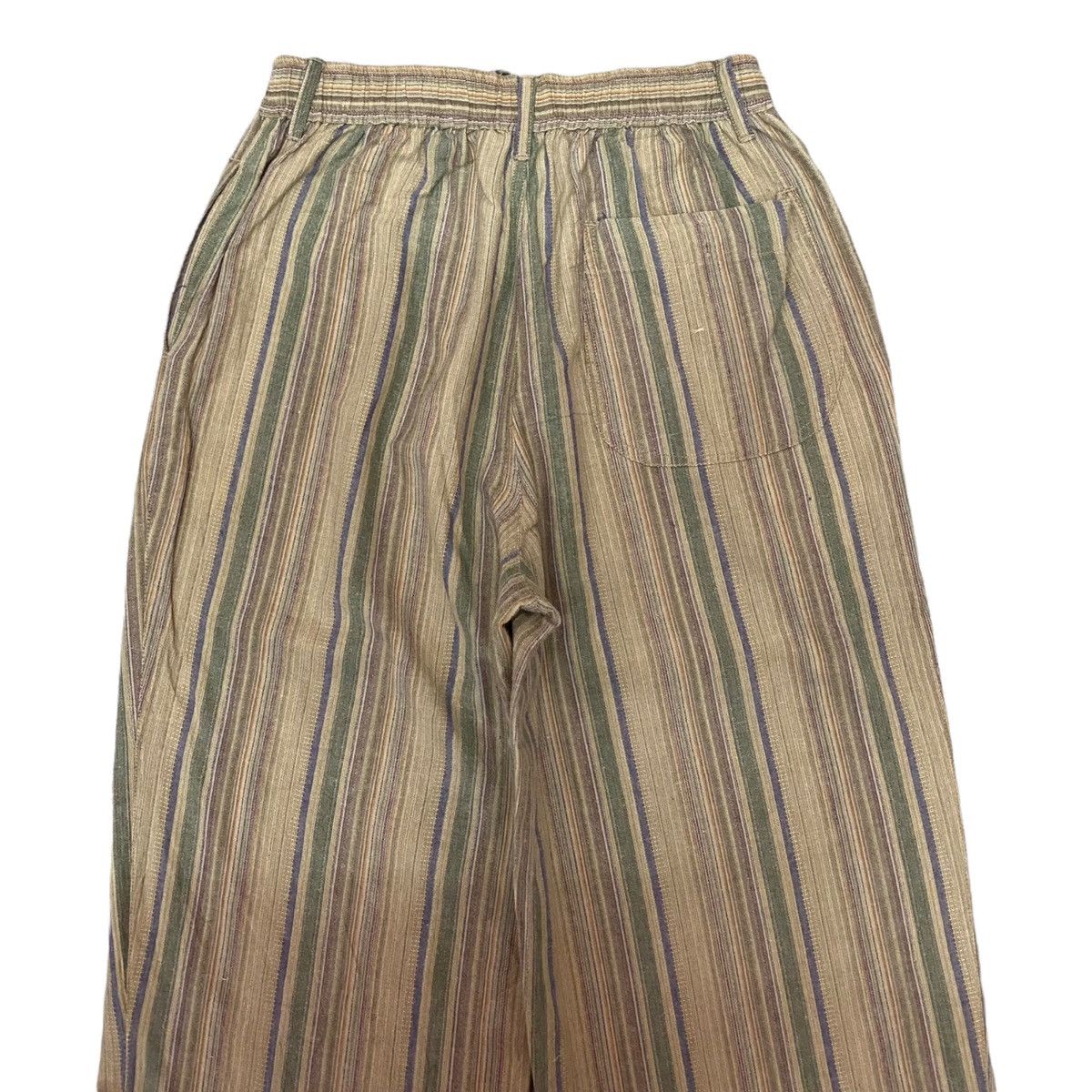 Yohji Yamamoto YOHJI YAMAMOTO BALLOON PANTS MULTICOLOUR STRIPES PANTS Size US 30 / EU 46 - 9 Thumbnail