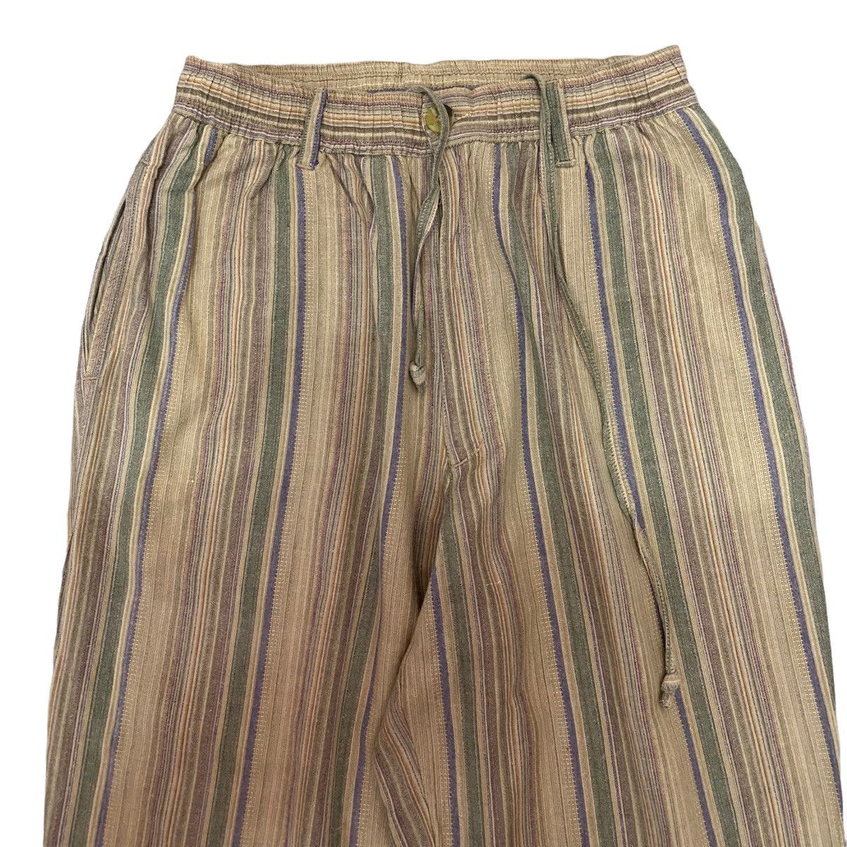 Yohji Yamamoto YOHJI YAMAMOTO BALLOON PANTS MULTICOLOUR STRIPES PANTS Size US 30 / EU 46 - 8 Thumbnail