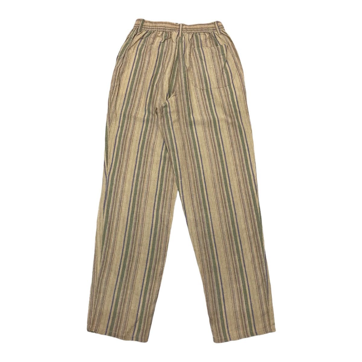 Yohji Yamamoto YOHJI YAMAMOTO BALLOON PANTS MULTICOLOUR STRIPES PANTS Size US 30 / EU 46 - 2 Thumbnail