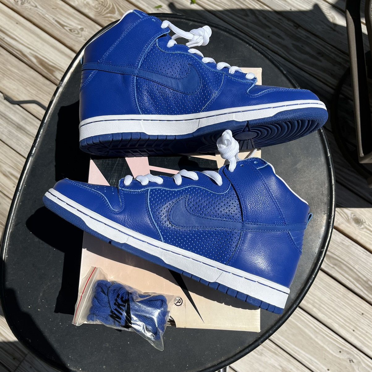Nike 2005 Nike SB Dunk High Pro SB T19 Tokyo Royal Blue Size 11 Size US 11 / EU 44 - 4 Thumbnail