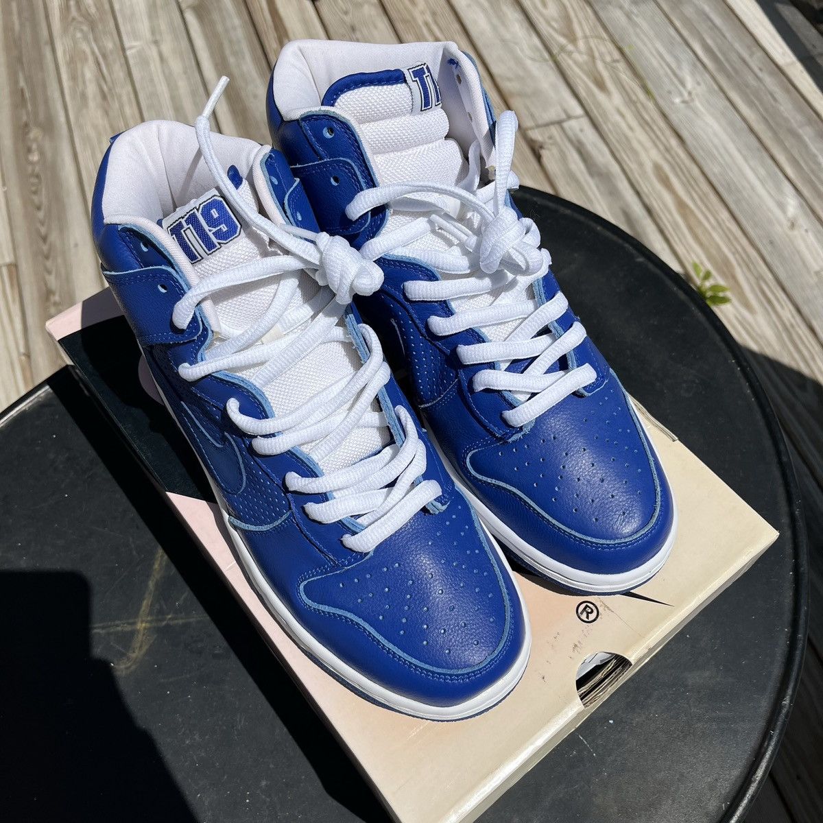 Nike 2005 Nike SB Dunk High Pro SB T19 Tokyo Royal Blue Size 11 Size US 11 / EU 44 - 2 Thumbnail