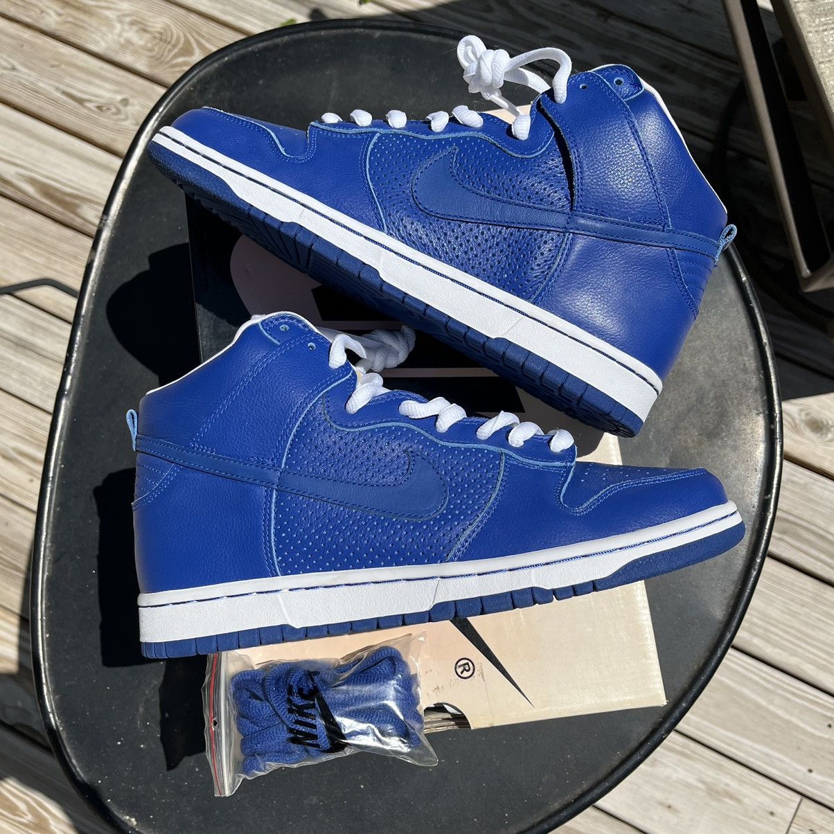 Nike 2005 Nike SB Dunk High Pro SB T19 Tokyo Royal Blue Size 11 Size US 11 / EU 44 - 3 Thumbnail
