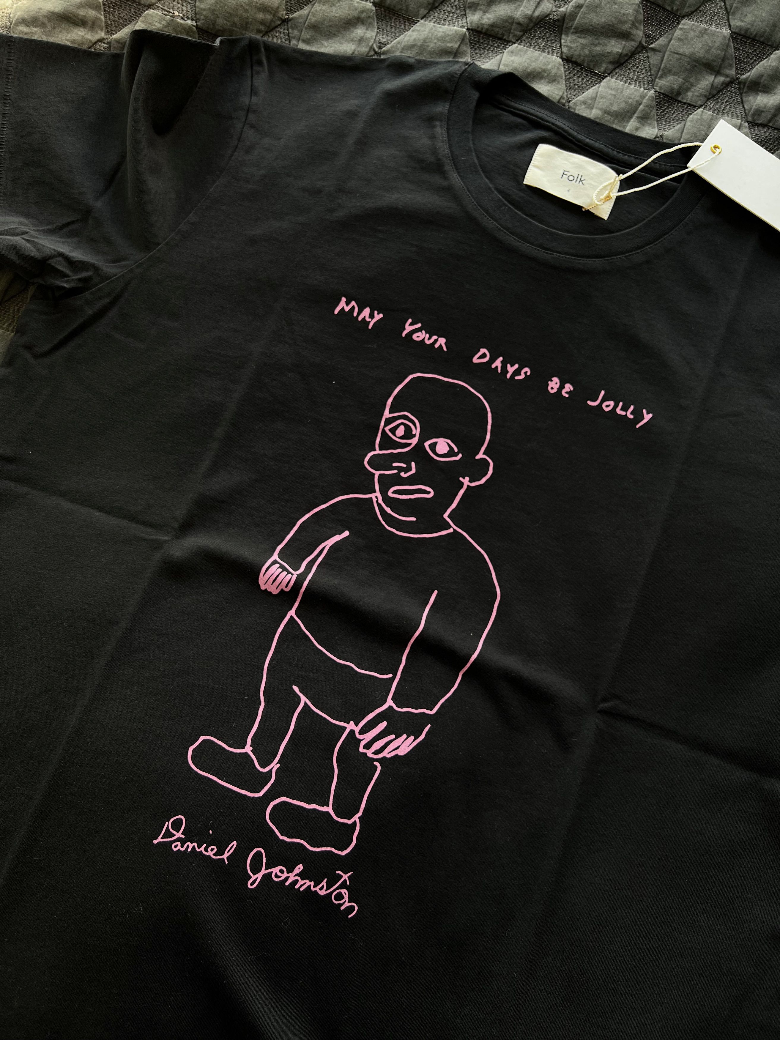 Folk Folk x Daniel Johnston Jolly T-Shirt Size US L / EU 52-54 / 3 - 1 Thumbnail