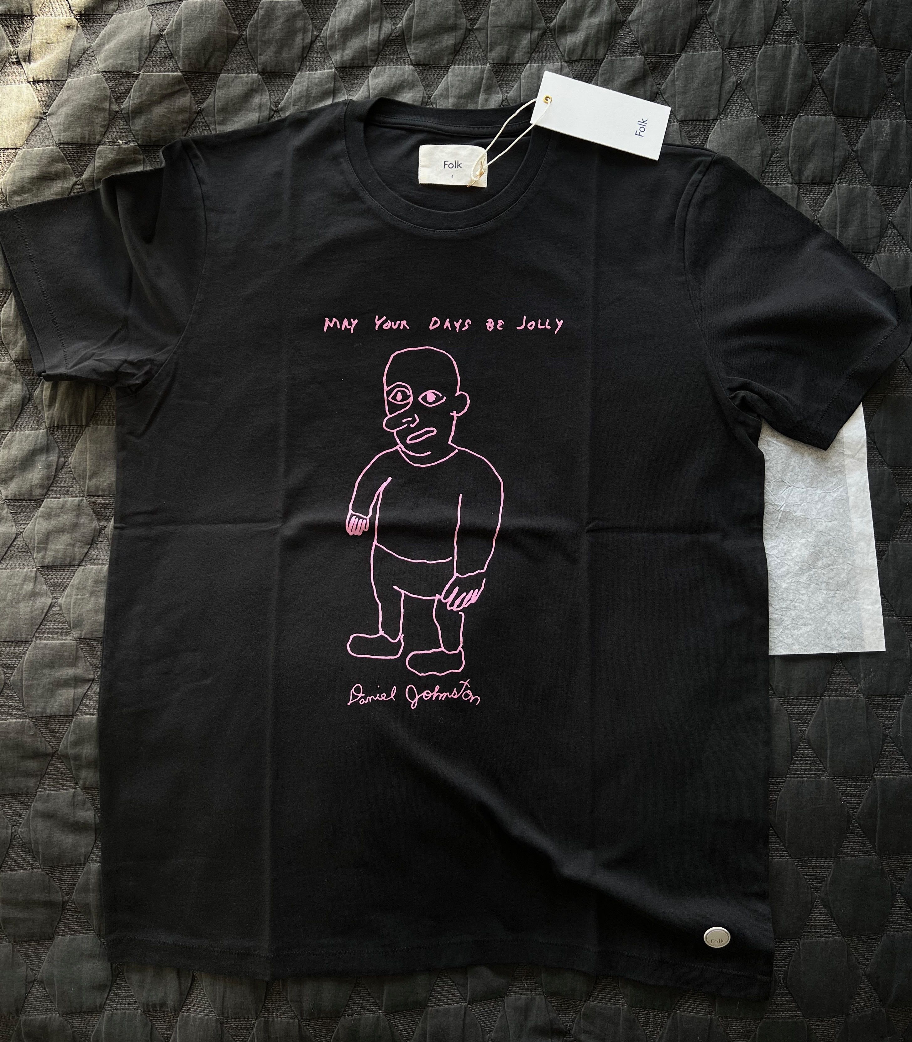 Folk Folk x Daniel Johnston Jolly T-Shirt Size US L / EU 52-54 / 3 - 2 Thumbnail