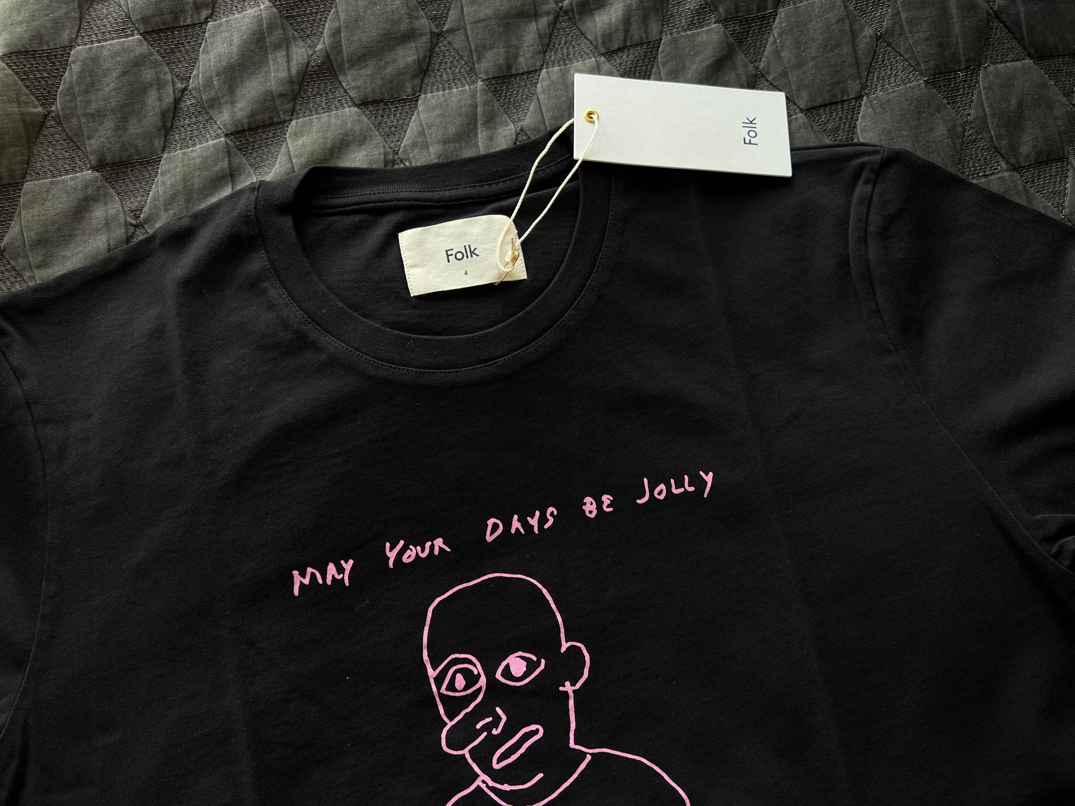 Folk Folk x Daniel Johnston Jolly T-Shirt Size US L / EU 52-54 / 3 - 4 Thumbnail