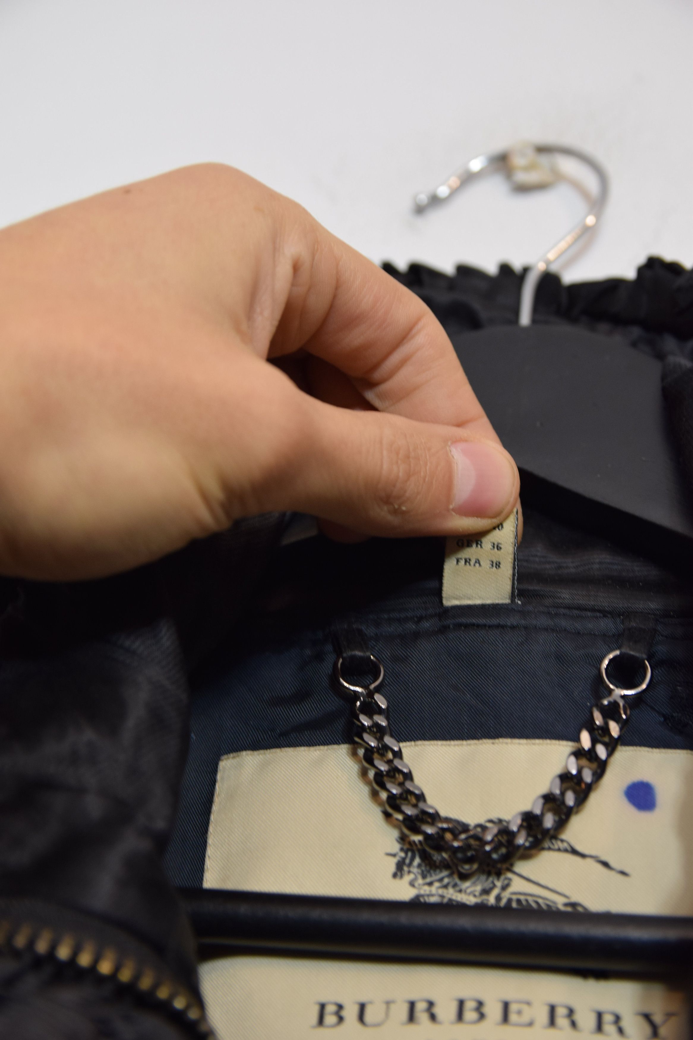 Burberry Single Breastead Coat Jacket Gothic Y2K Vintage Burberry Size M / US 6-8 / IT 42-44 - 12 Thumbnail