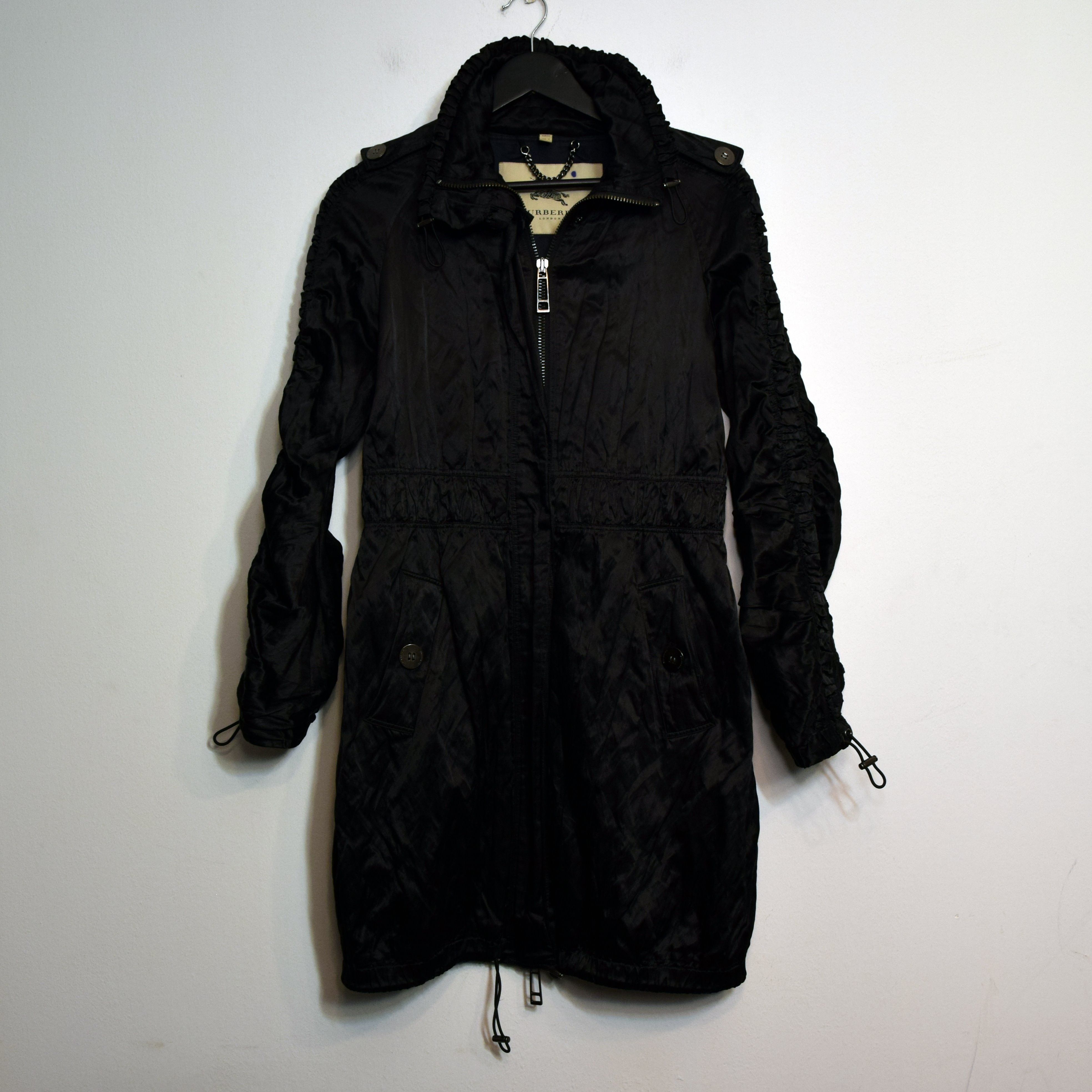 Burberry Single Breastead Coat Jacket Gothic Y2K Vintage Burberry Size M / US 6-8 / IT 42-44 - 8 Thumbnail