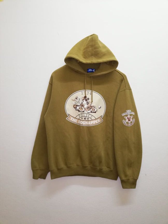 Disney Mickey Mouse Police Logo Hoodie Nice Design (c24) Size US XL / EU 56 / 4 - 1 Thumbnail