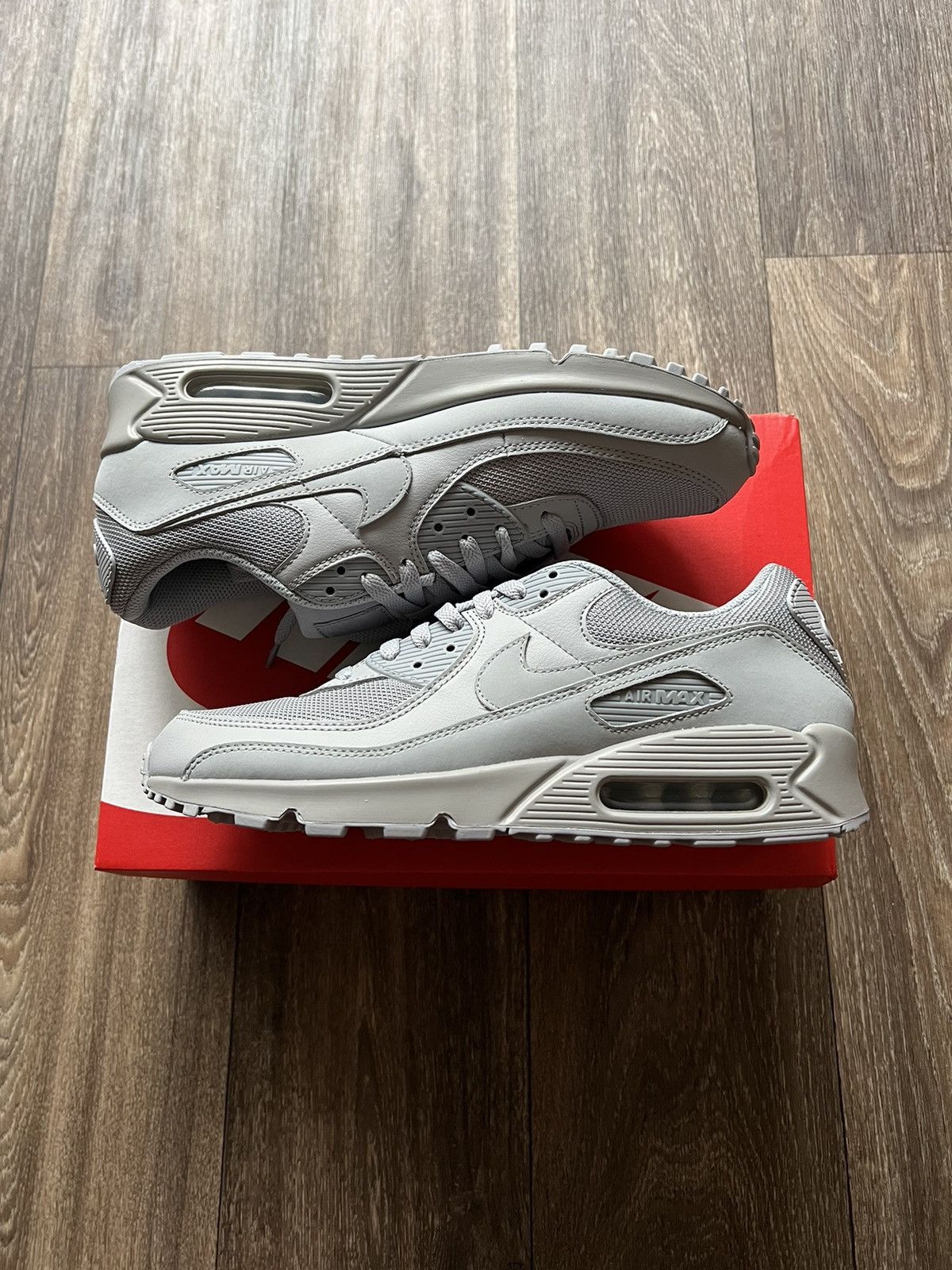 air max 90 triple wolf grey