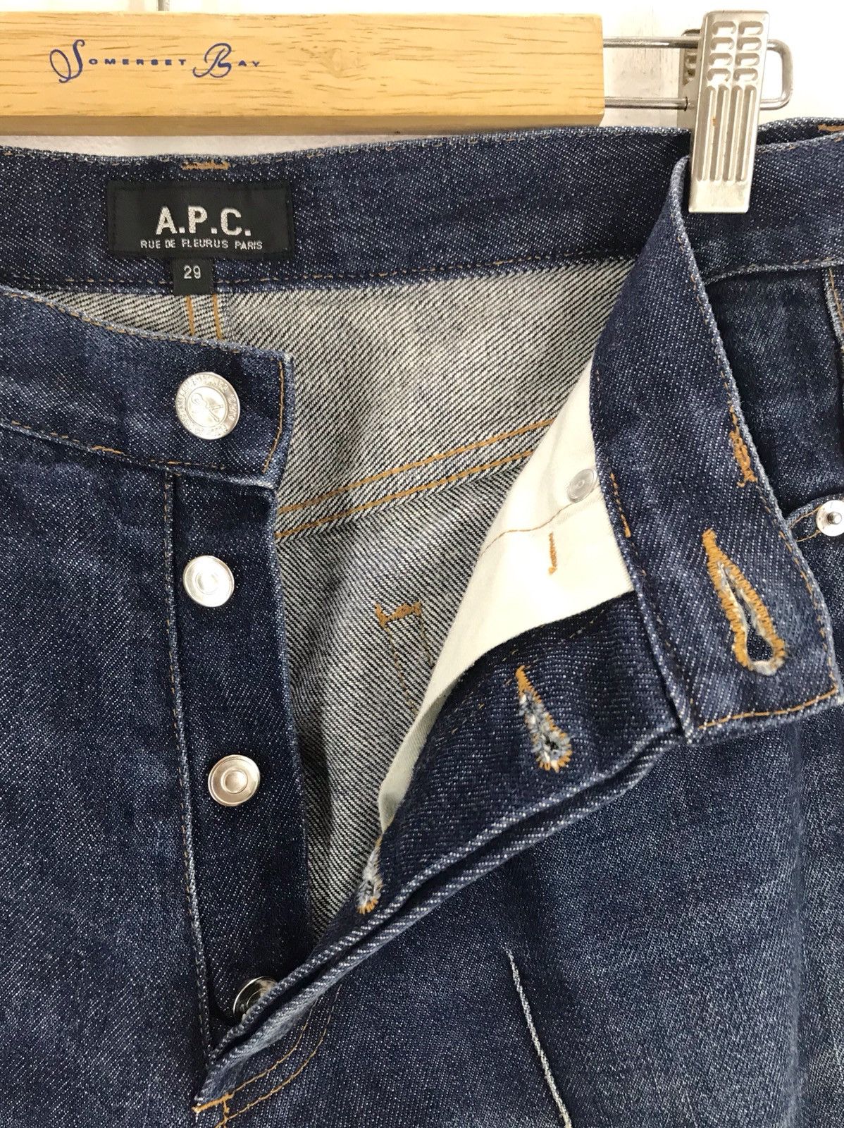 A.P.C. APC Standard Selvedge Middle Stitch Denim Jeans Size US 32 / EU 48 - 13 Thumbnail