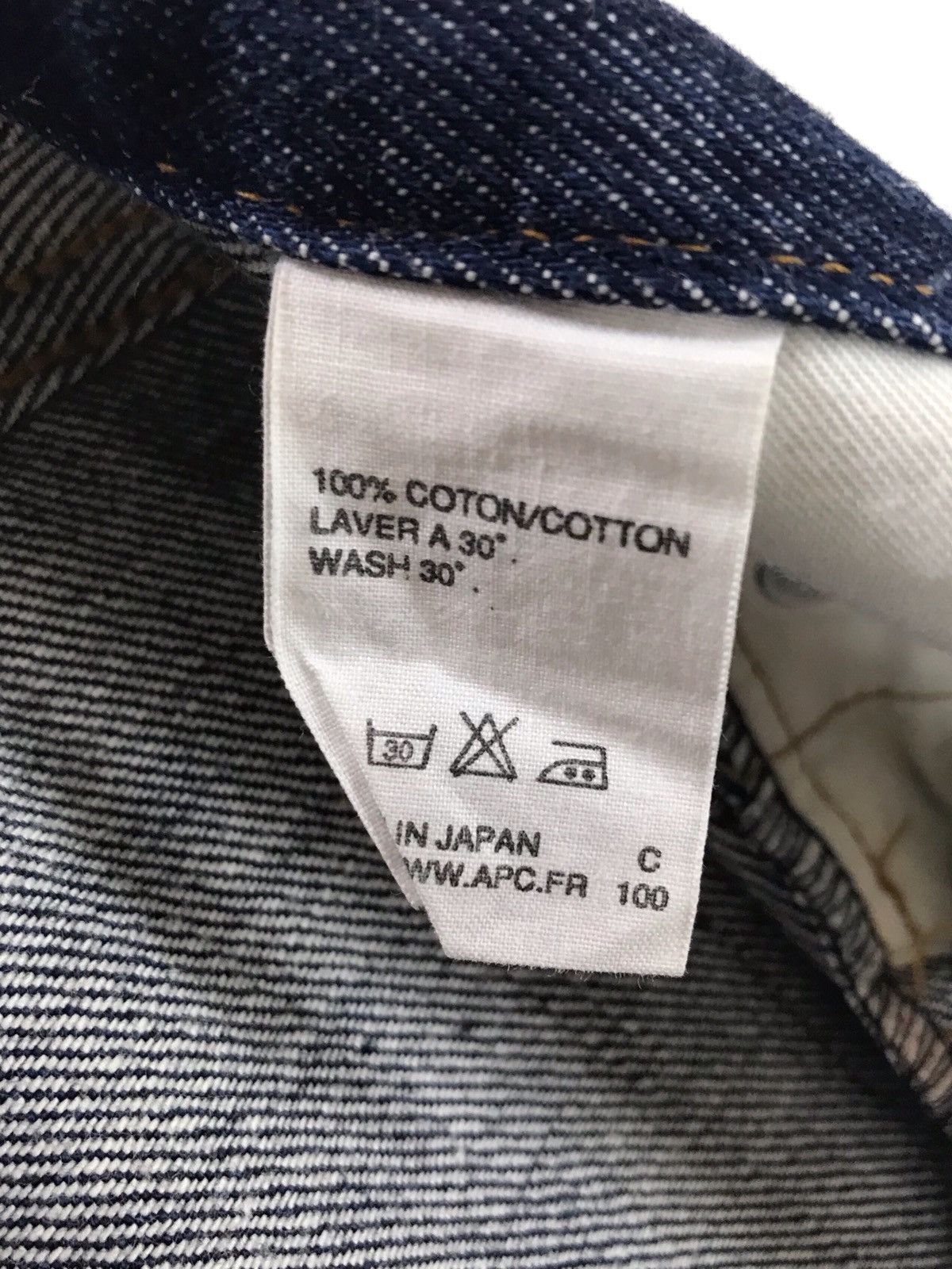 A.P.C. APC Standard Selvedge Middle Stitch Denim Jeans Size US 32 / EU 48 - 14 Thumbnail