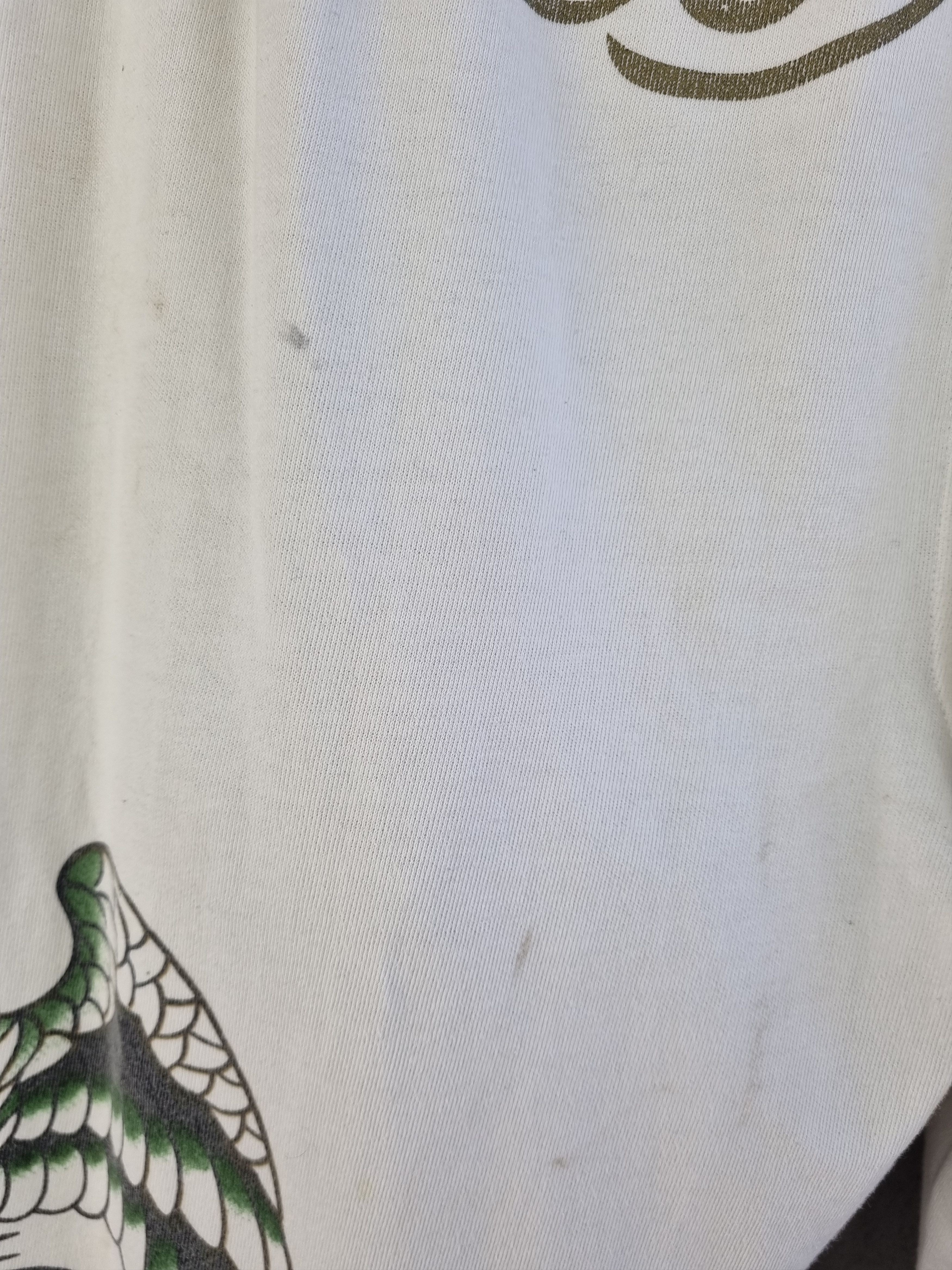 Christian Audigier Unique Ed Hardy Cobra Eagle Big Print Vintage Cotton Pant Size US 33 - 15 Thumbnail