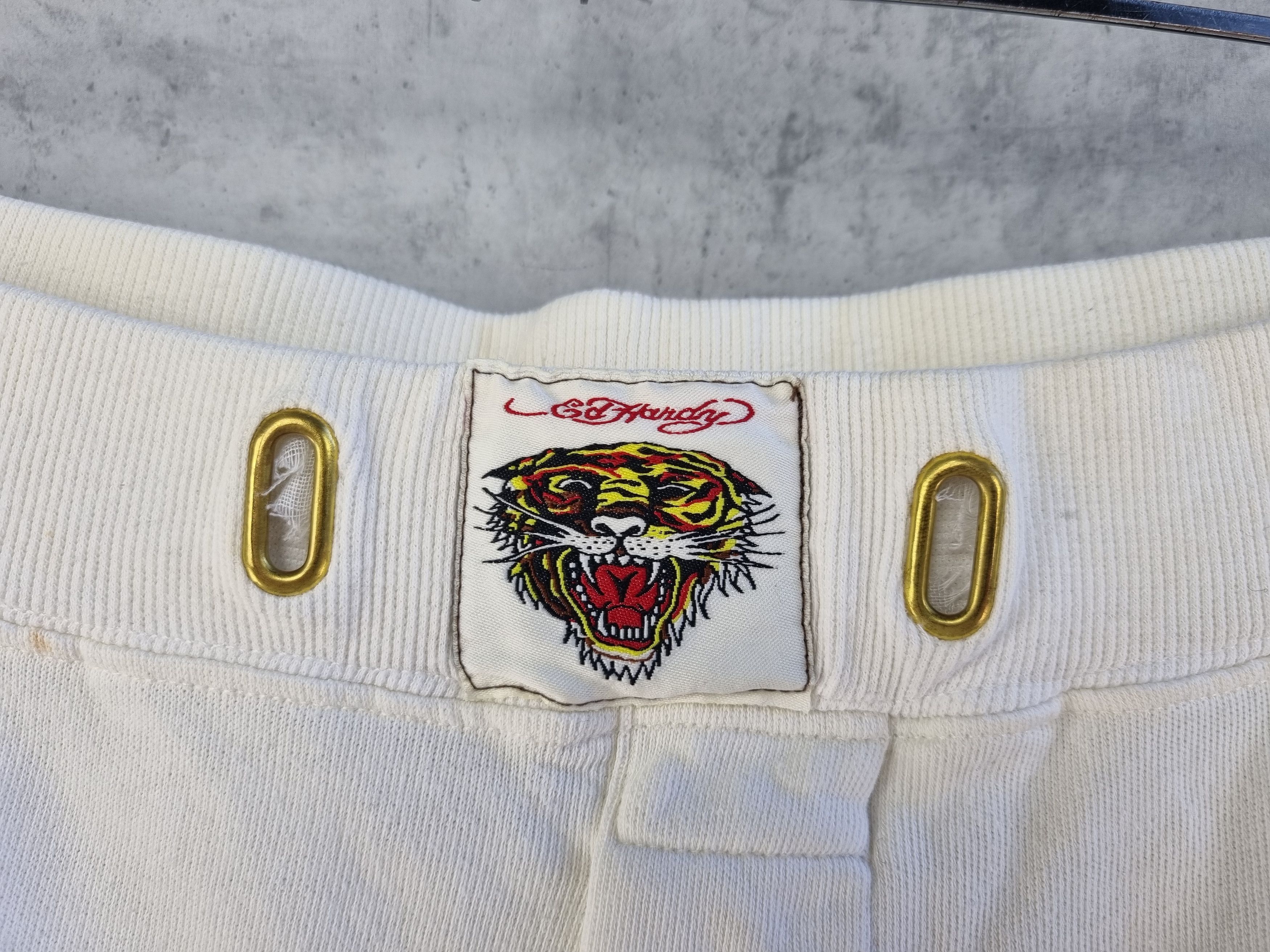 Christian Audigier Unique Ed Hardy Cobra Eagle Big Print Vintage Cotton Pant Size US 33 - 7 Thumbnail