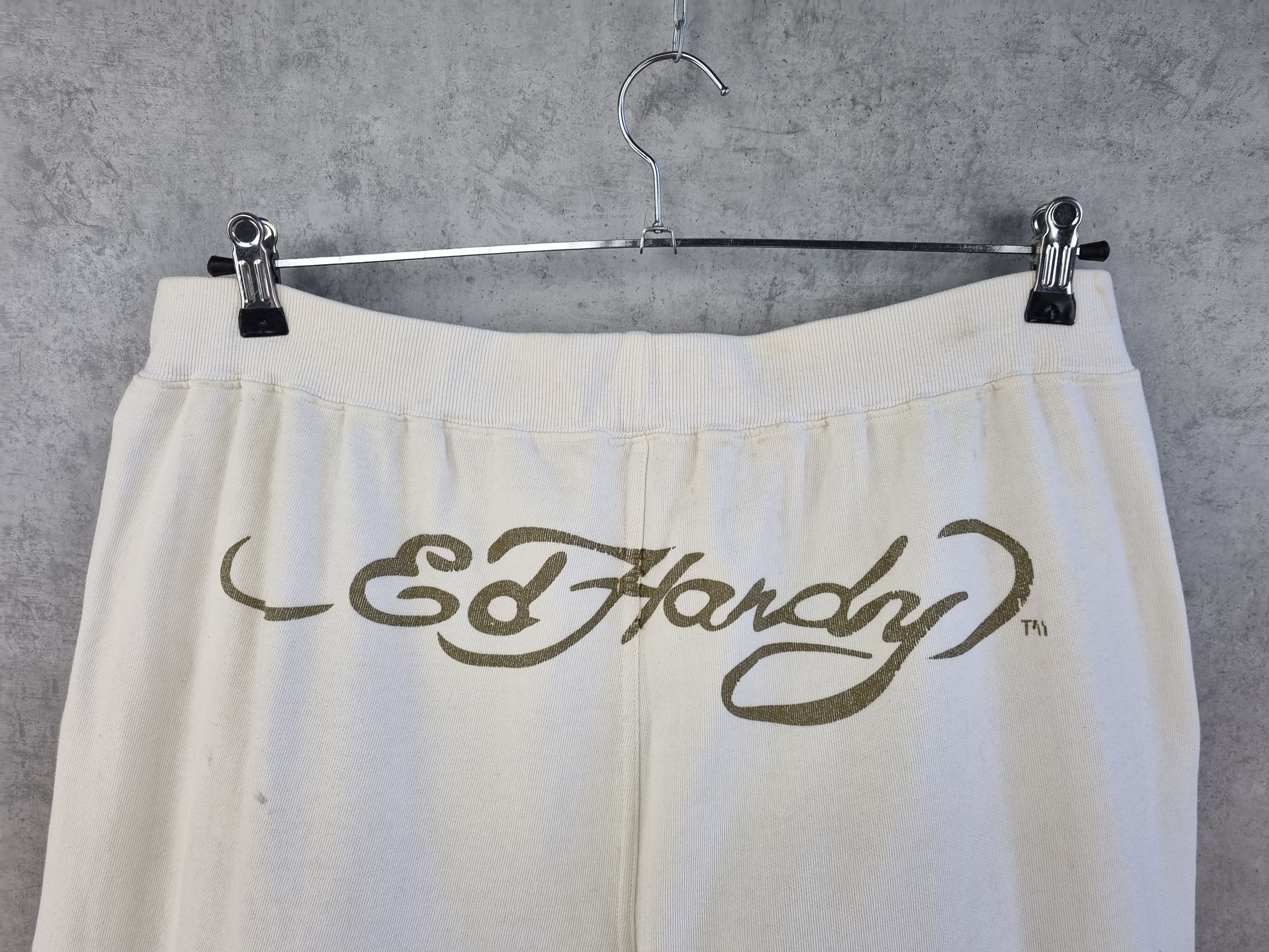 Christian Audigier Unique Ed Hardy Cobra Eagle Big Print Vintage Cotton Pant Size US 33 - 5 Thumbnail