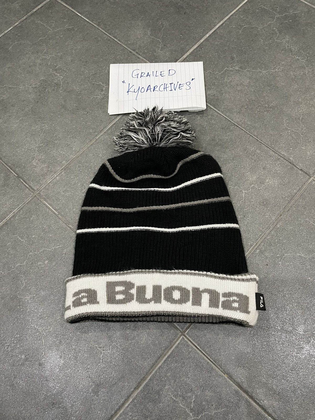 Fila FILA STRIPE BEANIE Size ONE SIZE - 1 Thumbnail
