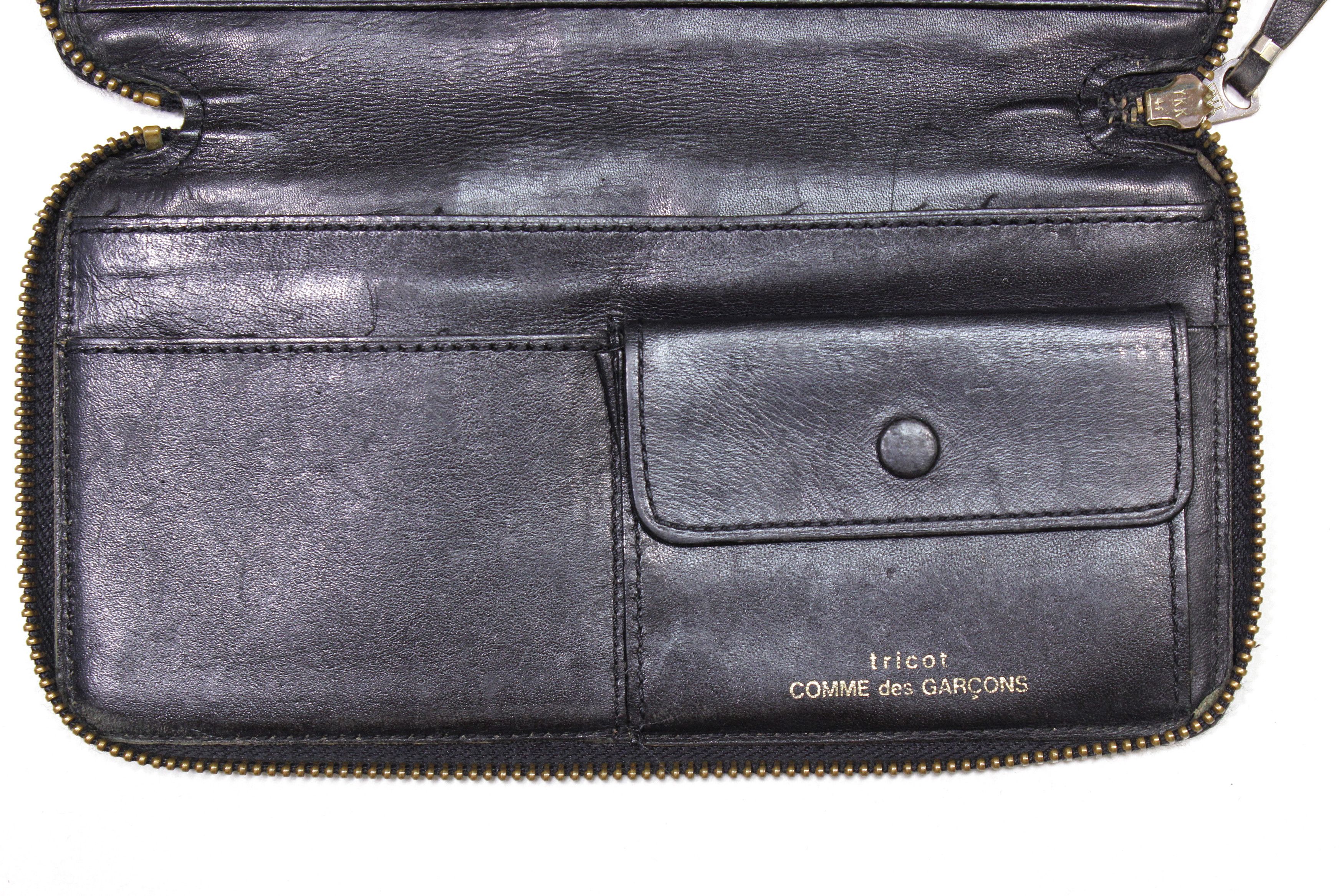Comme des Garcons 90S Tricot Leather Wallet Vintage Size ONE SIZE - 7 Thumbnail
