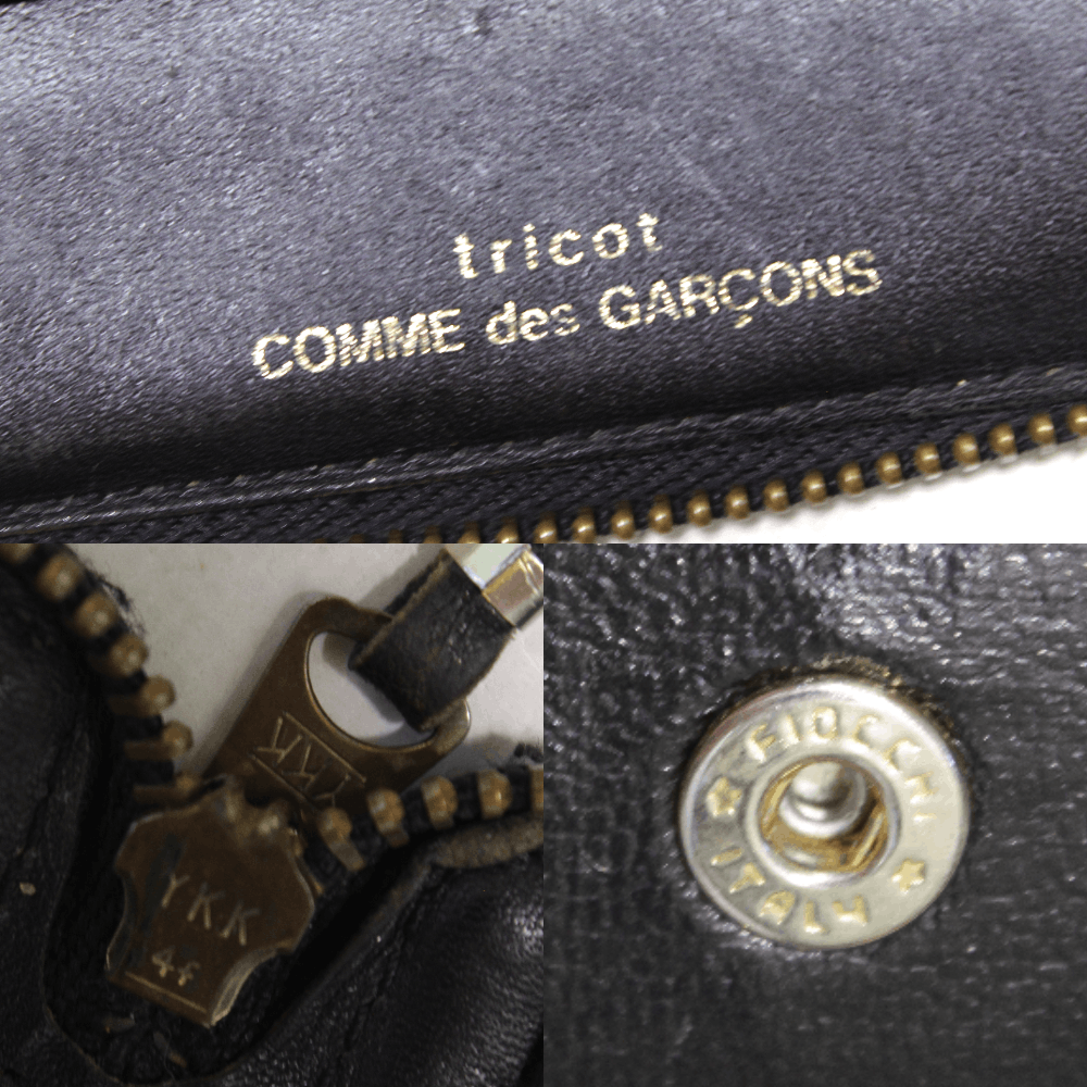 Comme des Garcons 90S Tricot Leather Wallet Vintage Size ONE SIZE - 10 Thumbnail