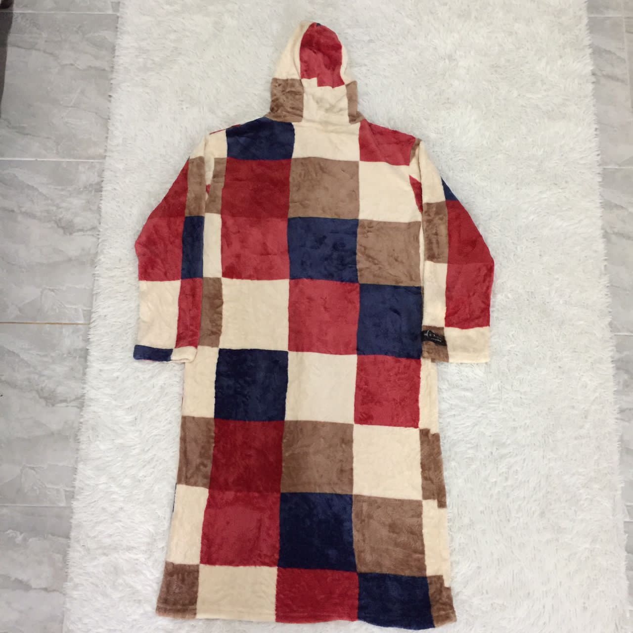 Japanese Brand Mofua Block Color Patch Like Long Woman Jacket Hoodie Size US M / EU 48-50 / 2 - 2 Thumbnail
