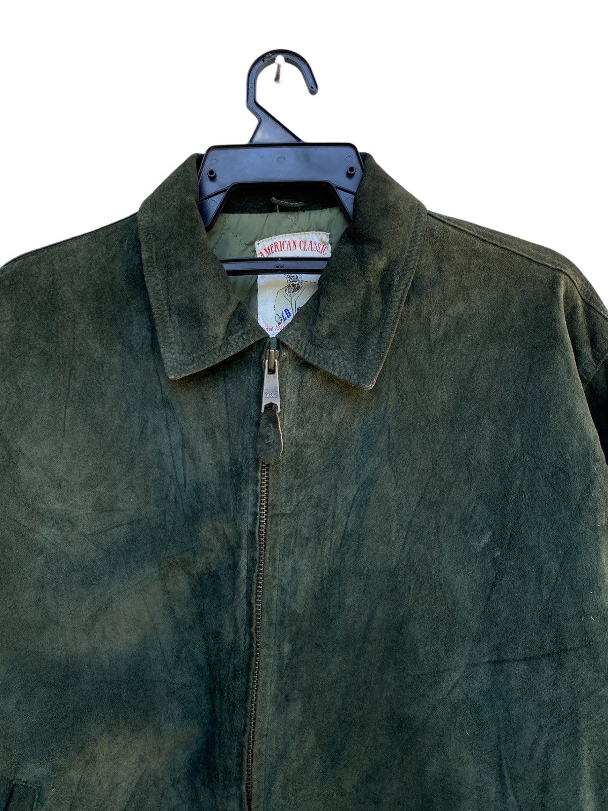 Vintage VINTAGE AMERICAN CLASSIC BOMBER STYLE LEATHER JACKET Size US M / EU 48-50 / 2 - 5 Thumbnail