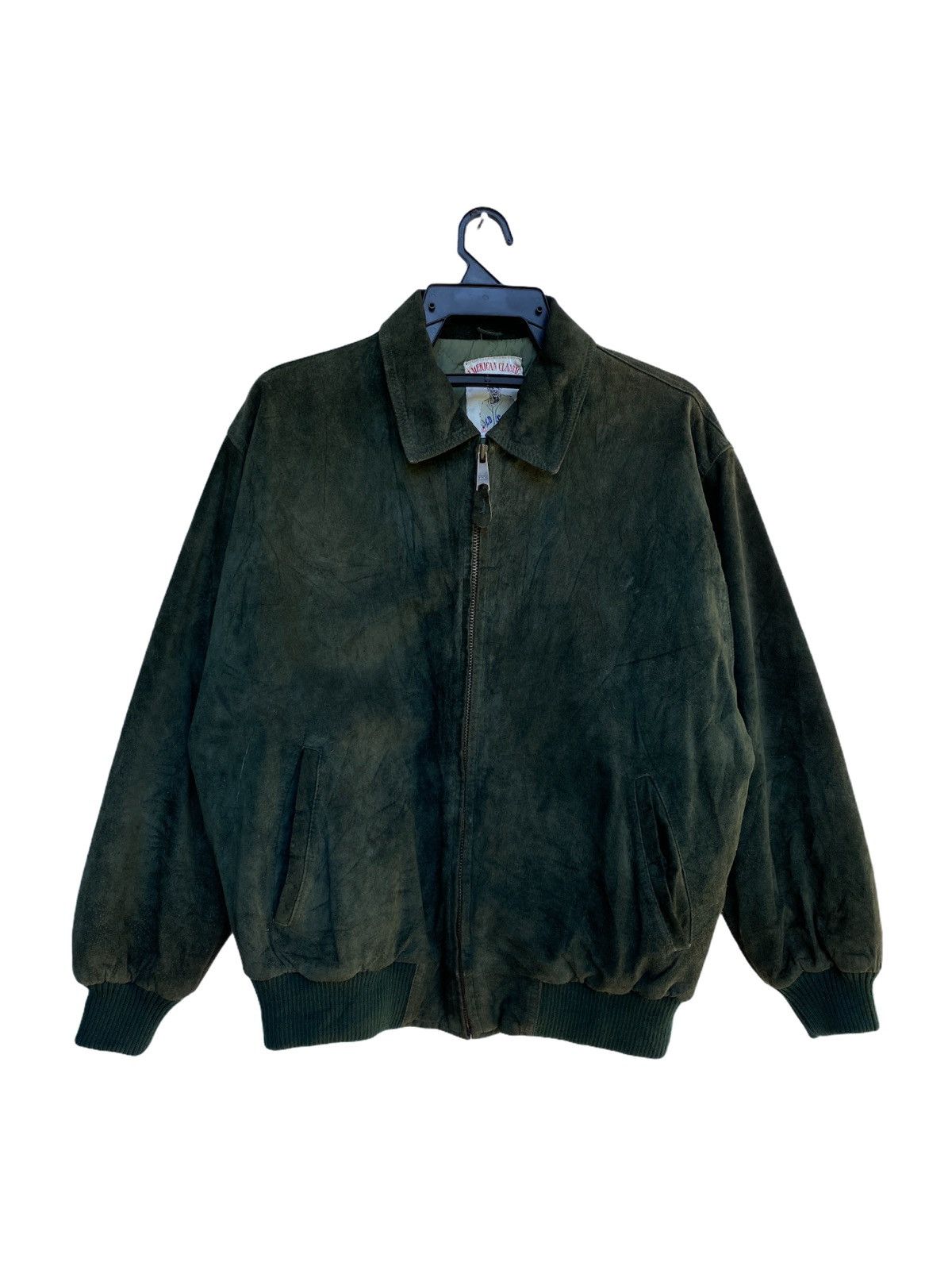 Vintage VINTAGE AMERICAN CLASSIC BOMBER STYLE LEATHER JACKET Size US M / EU 48-50 / 2 - 3 Thumbnail