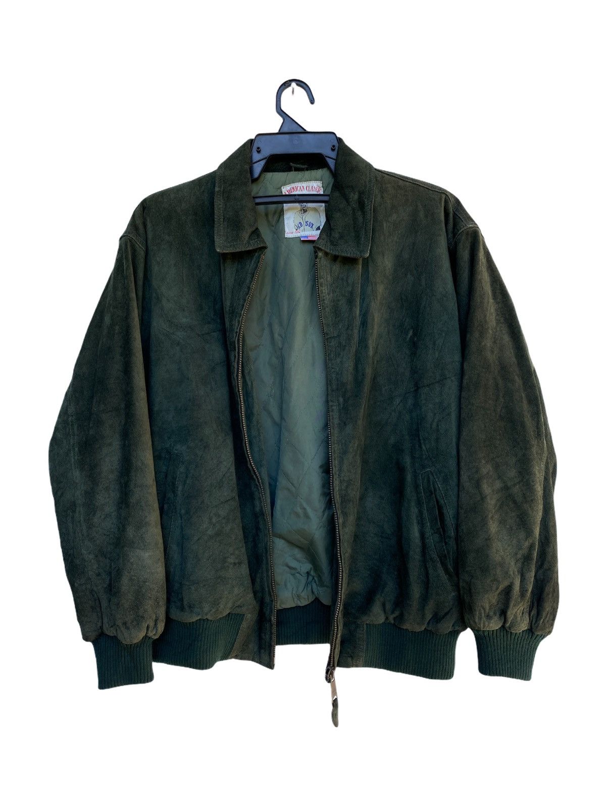 Vintage VINTAGE AMERICAN CLASSIC BOMBER STYLE LEATHER JACKET Size US M / EU 48-50 / 2 - 4 Thumbnail