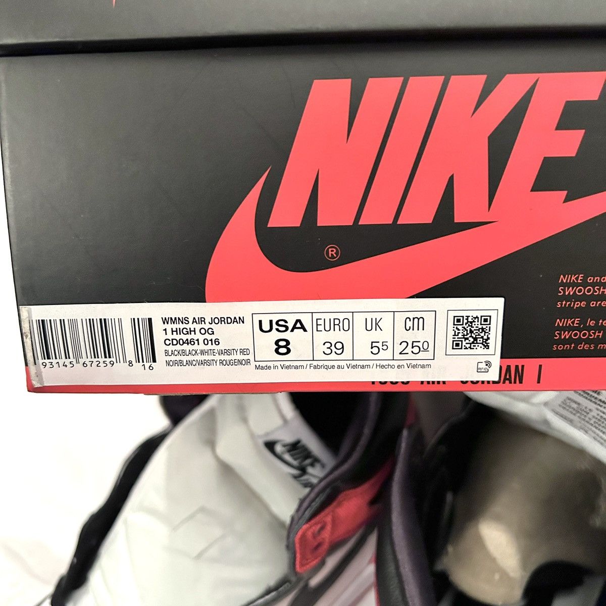Jordan Brand 🔻Air Jordan 1 Satin Black Toe🔻 Size US 8 / IT 38 - 11 Thumbnail