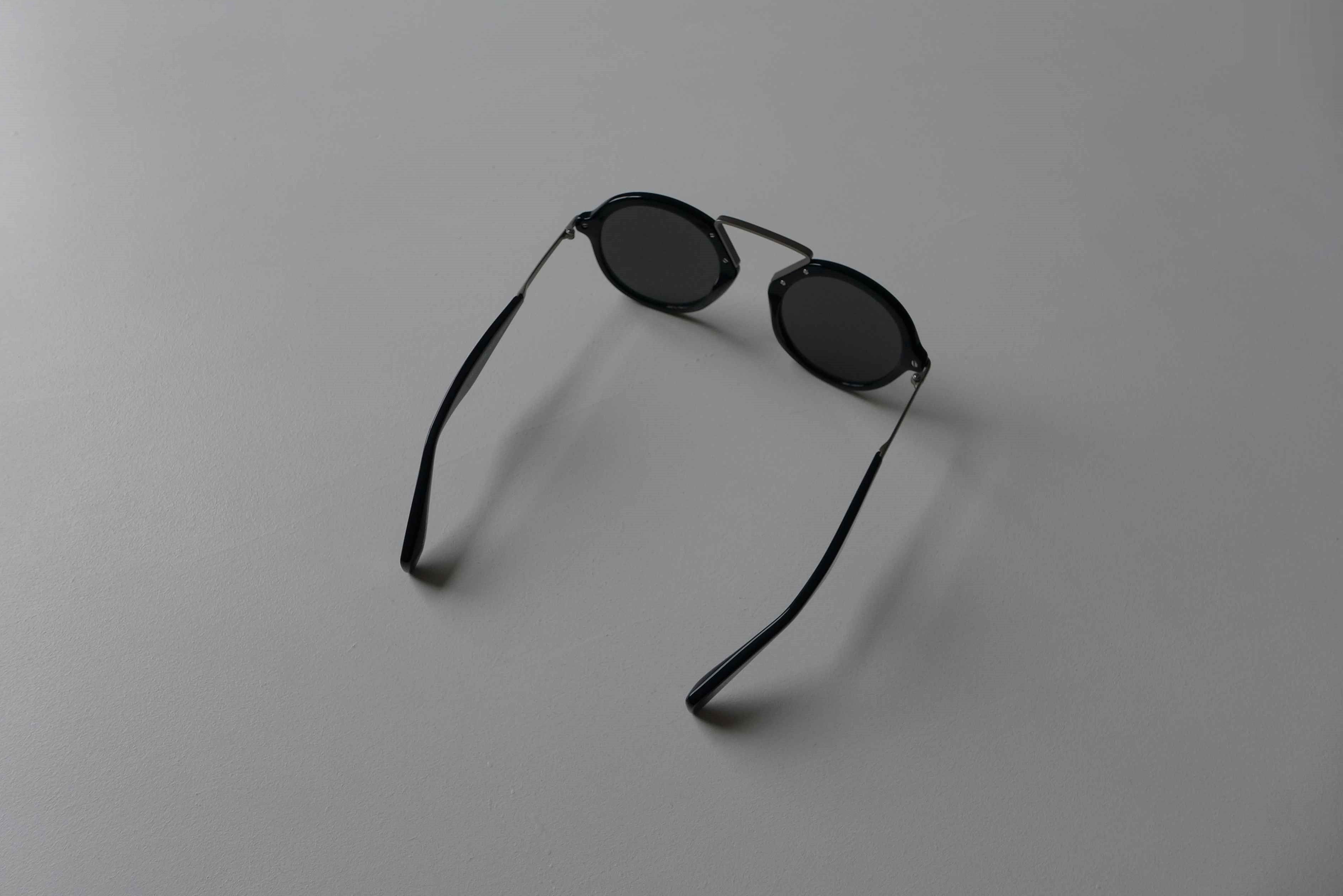 Yohji Yamamoto Yohji Yamamoto YY5009 Sunglasses - Black Size ONE SIZE - 6 Thumbnail