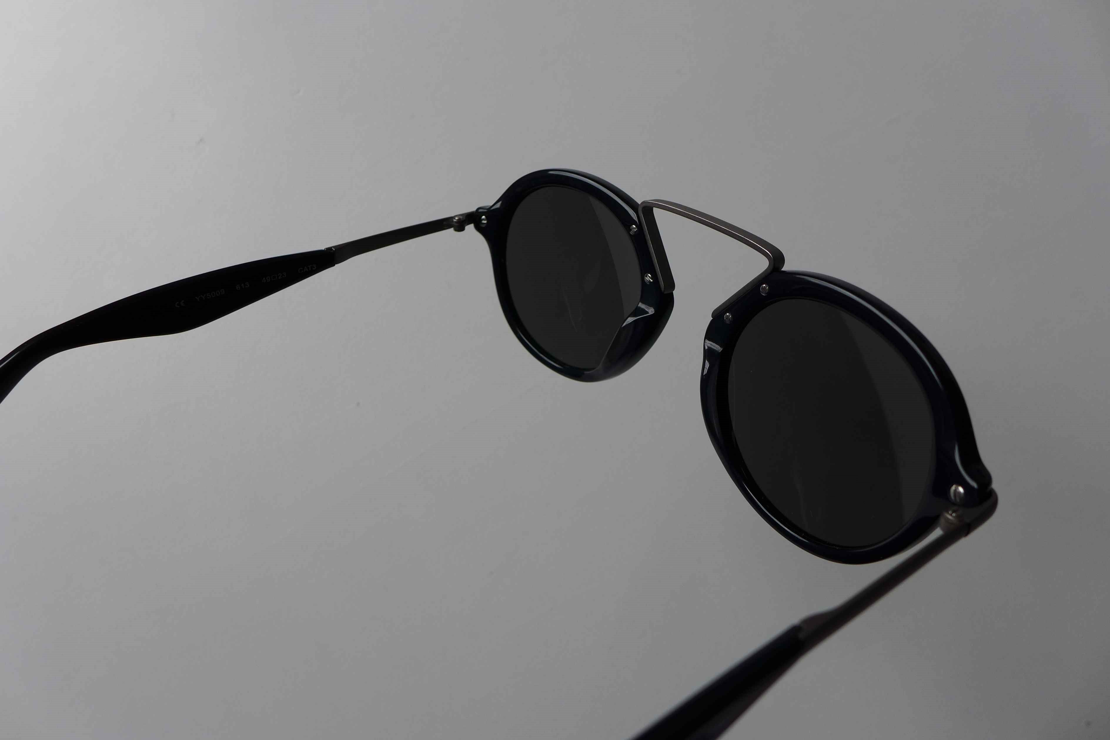 Yohji Yamamoto Yohji Yamamoto YY5009 Sunglasses - Black Size ONE SIZE - 14 Thumbnail