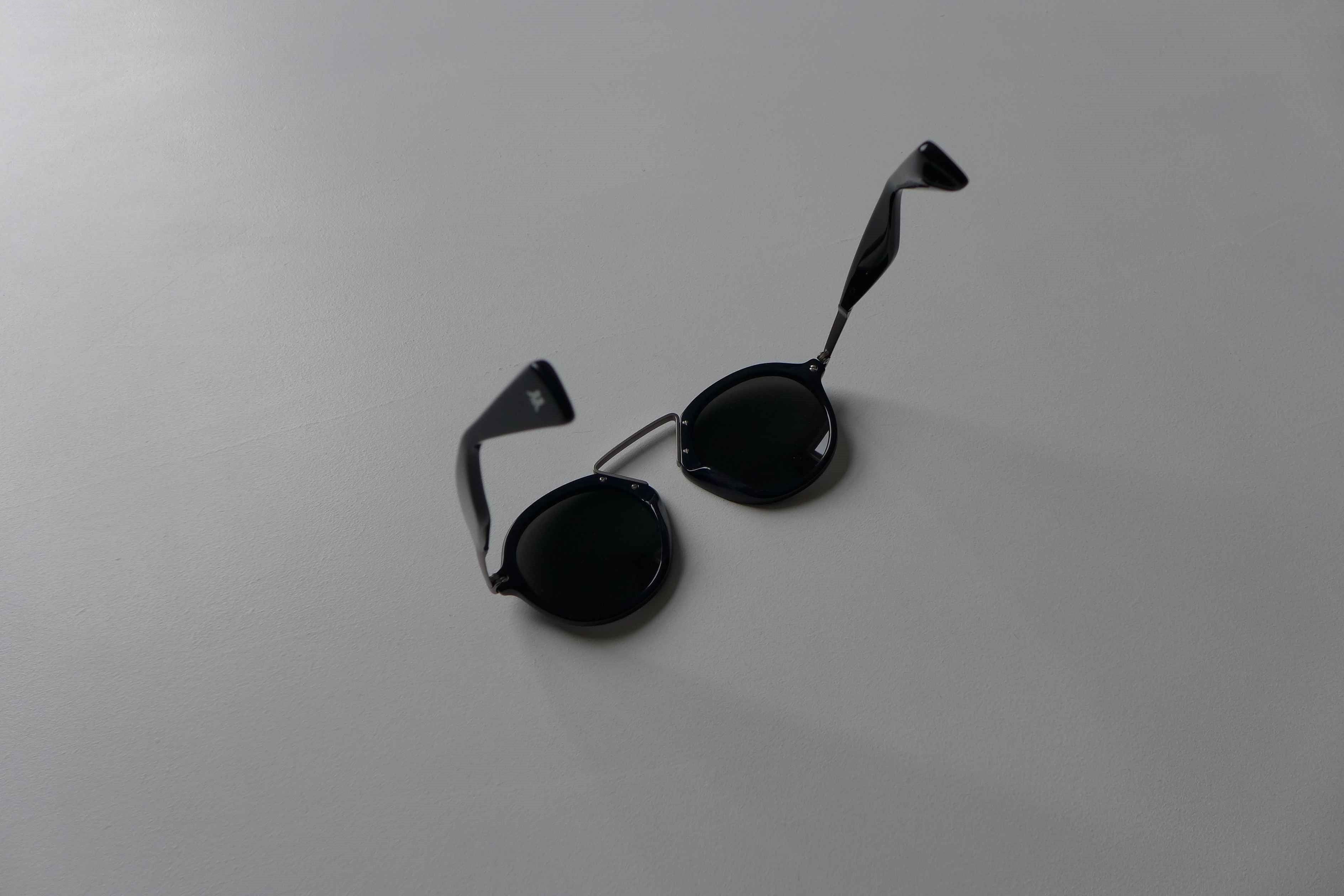 Yohji Yamamoto Yohji Yamamoto YY5009 Sunglasses - Black Size ONE SIZE - 8 Thumbnail