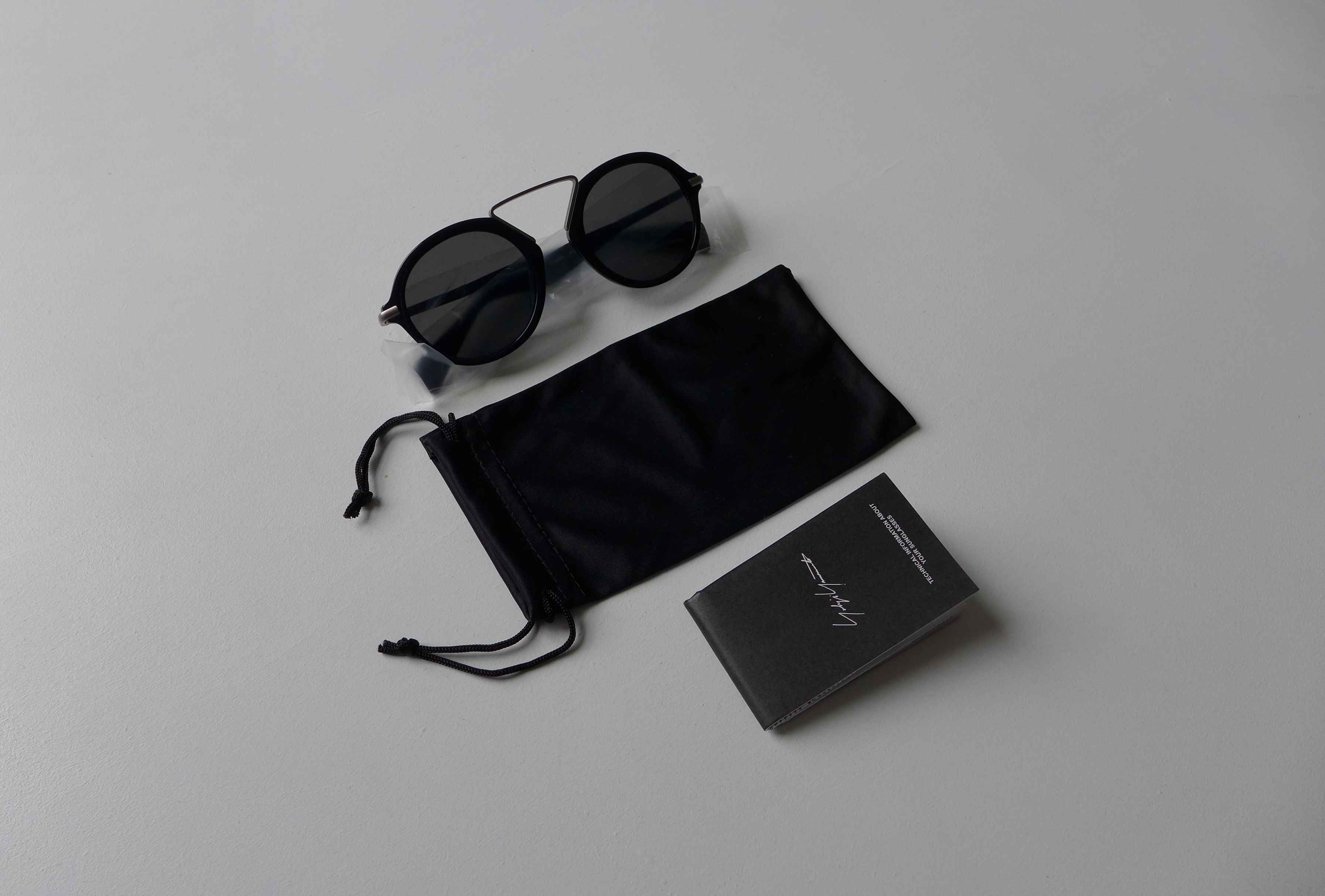 Yohji Yamamoto Yohji Yamamoto YY5009 Sunglasses - Black Size ONE SIZE - 1 Thumbnail
