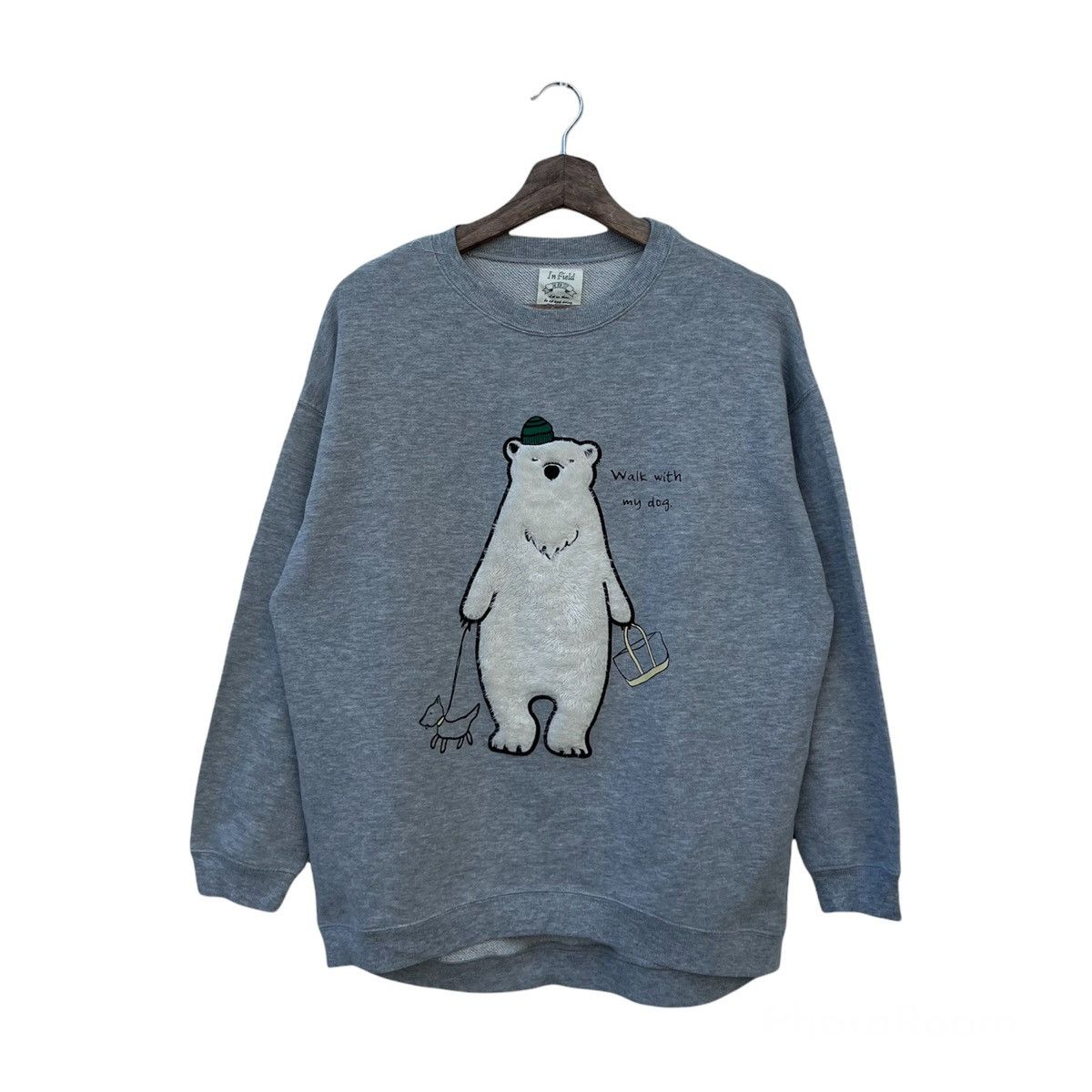 Japanese Brand VINTAGE BEAR BIG LOGO SWEATSHIRT EMBROIDERY Size US L / EU 52-54 / 3 - 1 Thumbnail