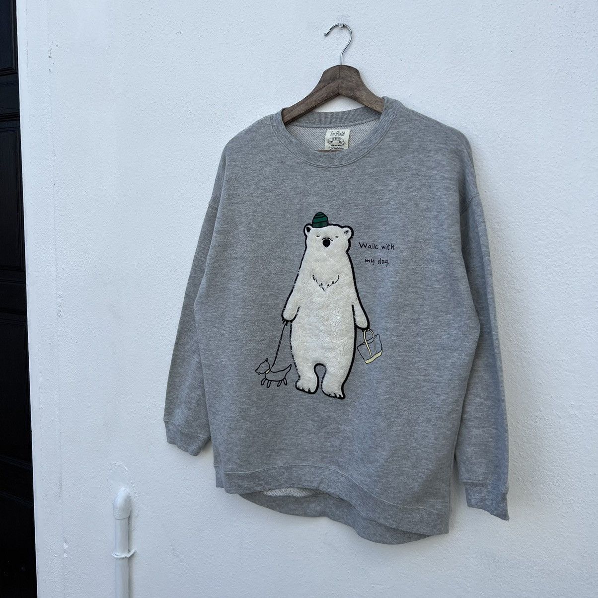 Japanese Brand VINTAGE BEAR BIG LOGO SWEATSHIRT EMBROIDERY Size US L / EU 52-54 / 3 - 2 Thumbnail