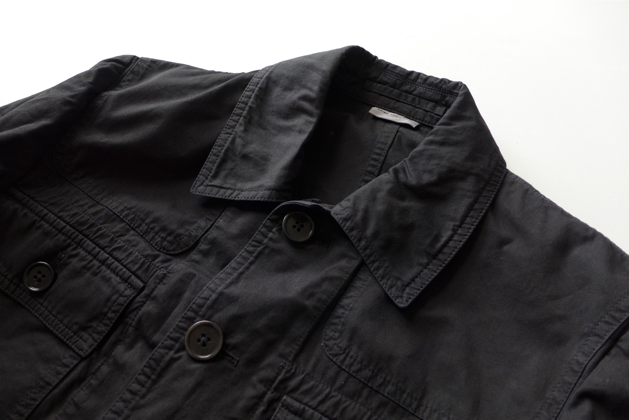 Dries Van Noten Dries Van Noten Bourdon Garment Dyed Cotton Military Jacket Size US S / EU 44-46 / 1 - 8 Thumbnail