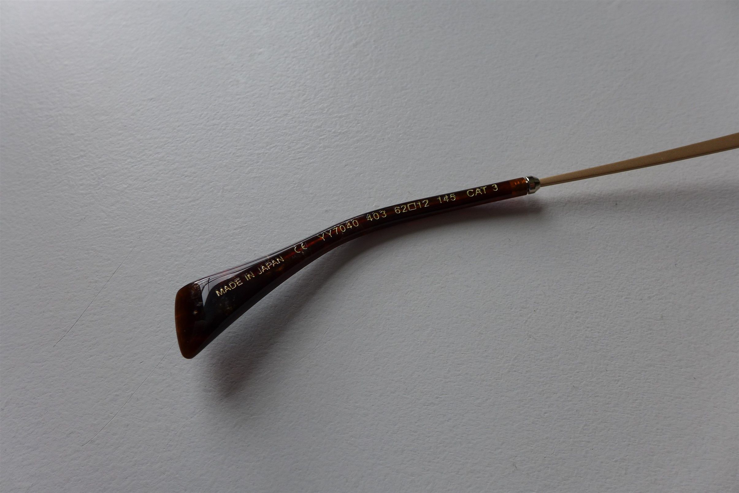 Yohji Yamamoto Yohji Yamamoto YY7040 Aviator Sunglasses -- Matte Gold. Size ONE SIZE - 11 Thumbnail