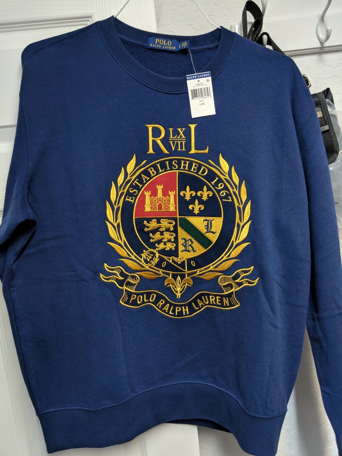 Polo Ralph Lauren Polo Ralph Lauren Men's Crest Sweatshirt XXL Size US XXL / EU 58 / 5 - 1 Thumbnail