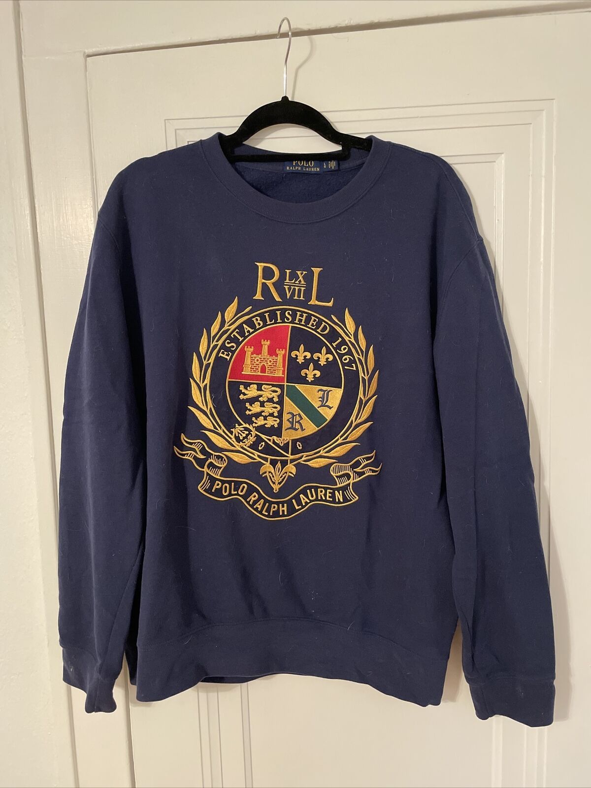 Polo Ralph Lauren Polo Ralph Lauren Men's Crest Sweatshirt XXL Size US XXL / EU 58 / 5 - 3 Thumbnail