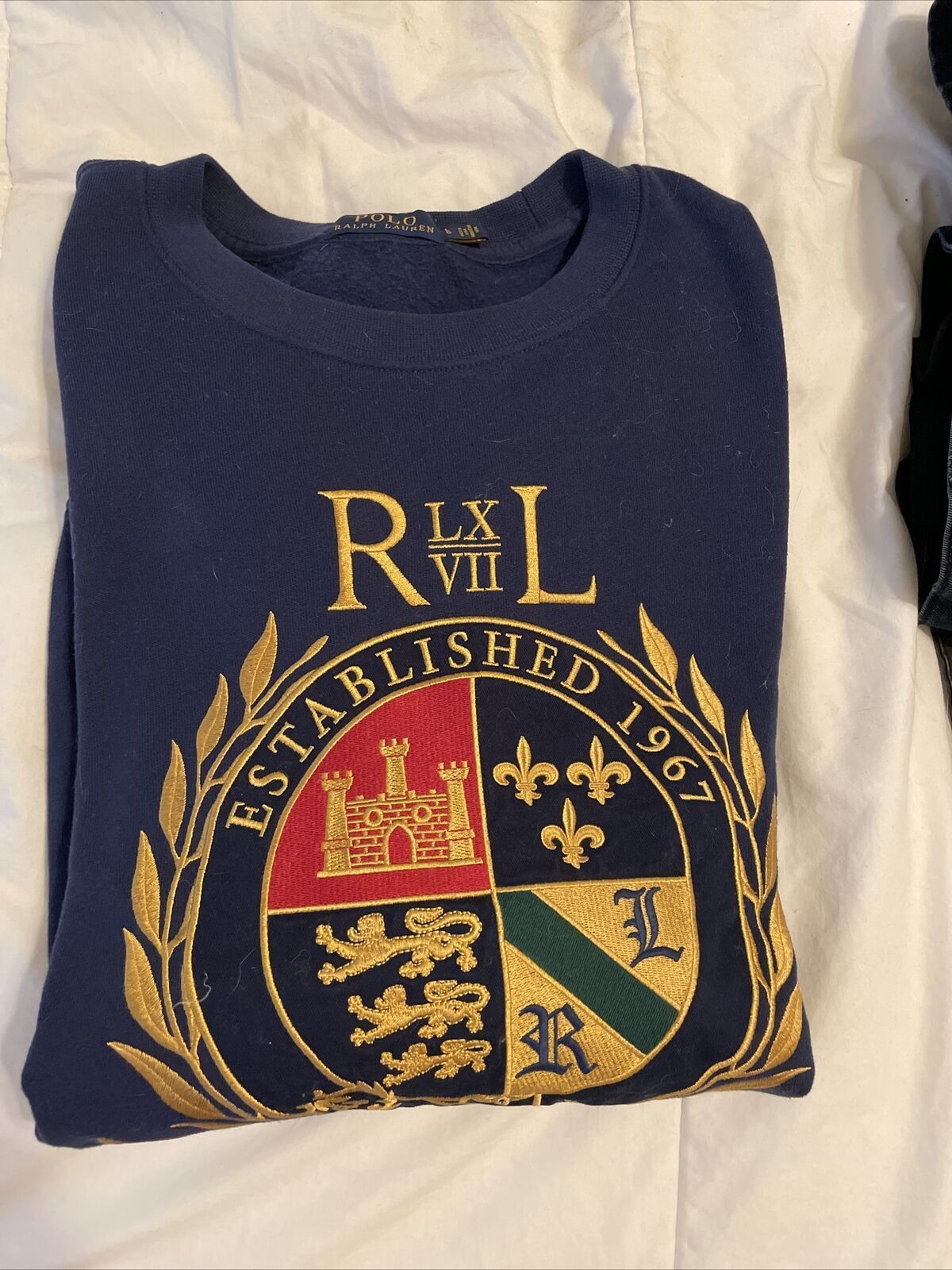 Polo Ralph Lauren Polo Ralph Lauren Men's Crest Sweatshirt XXL Size US XXL / EU 58 / 5 - 4 Thumbnail