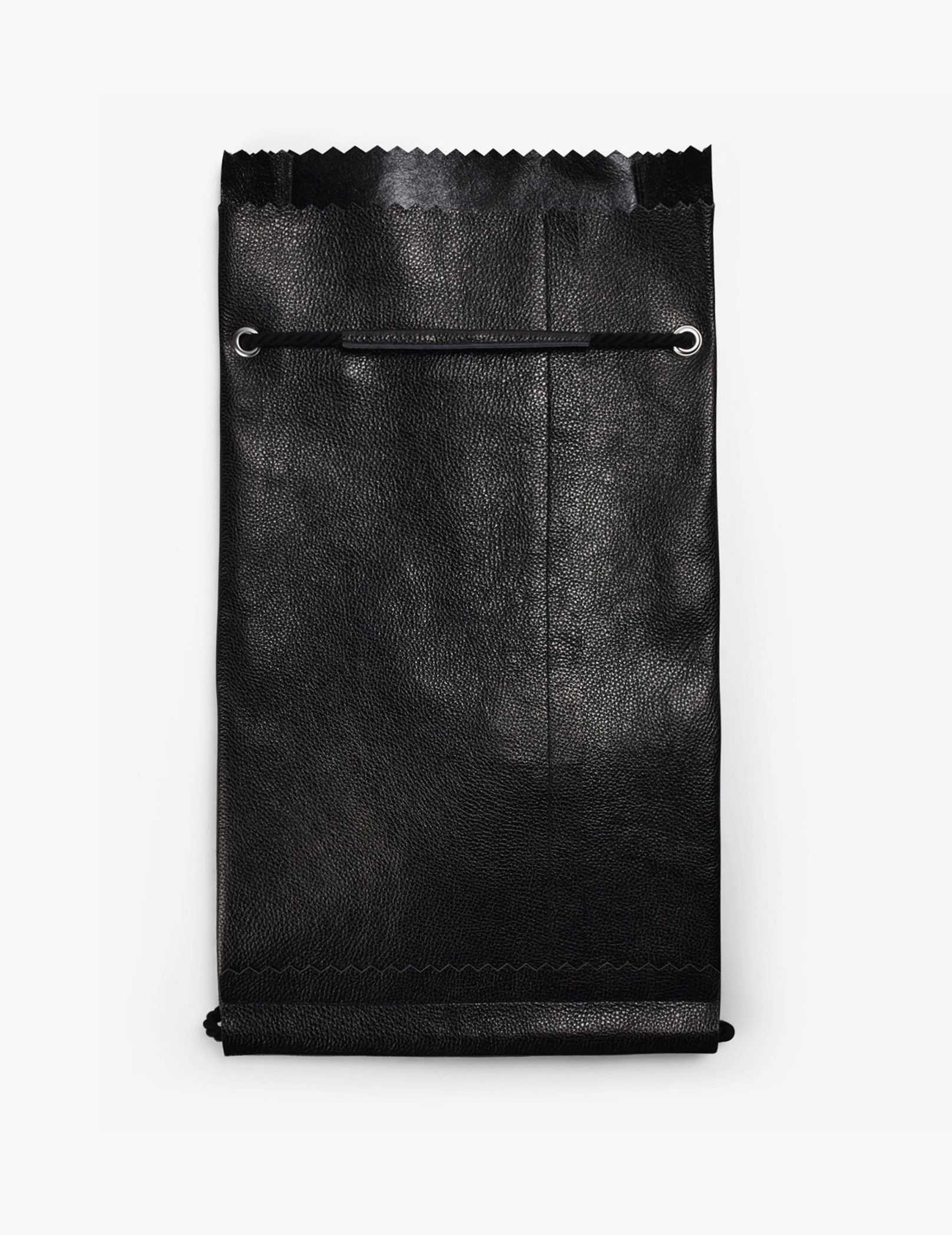 Maison Margiela Margiela MM6 Backpack - Textured Black Leather Size ONE SIZE - 2 Thumbnail