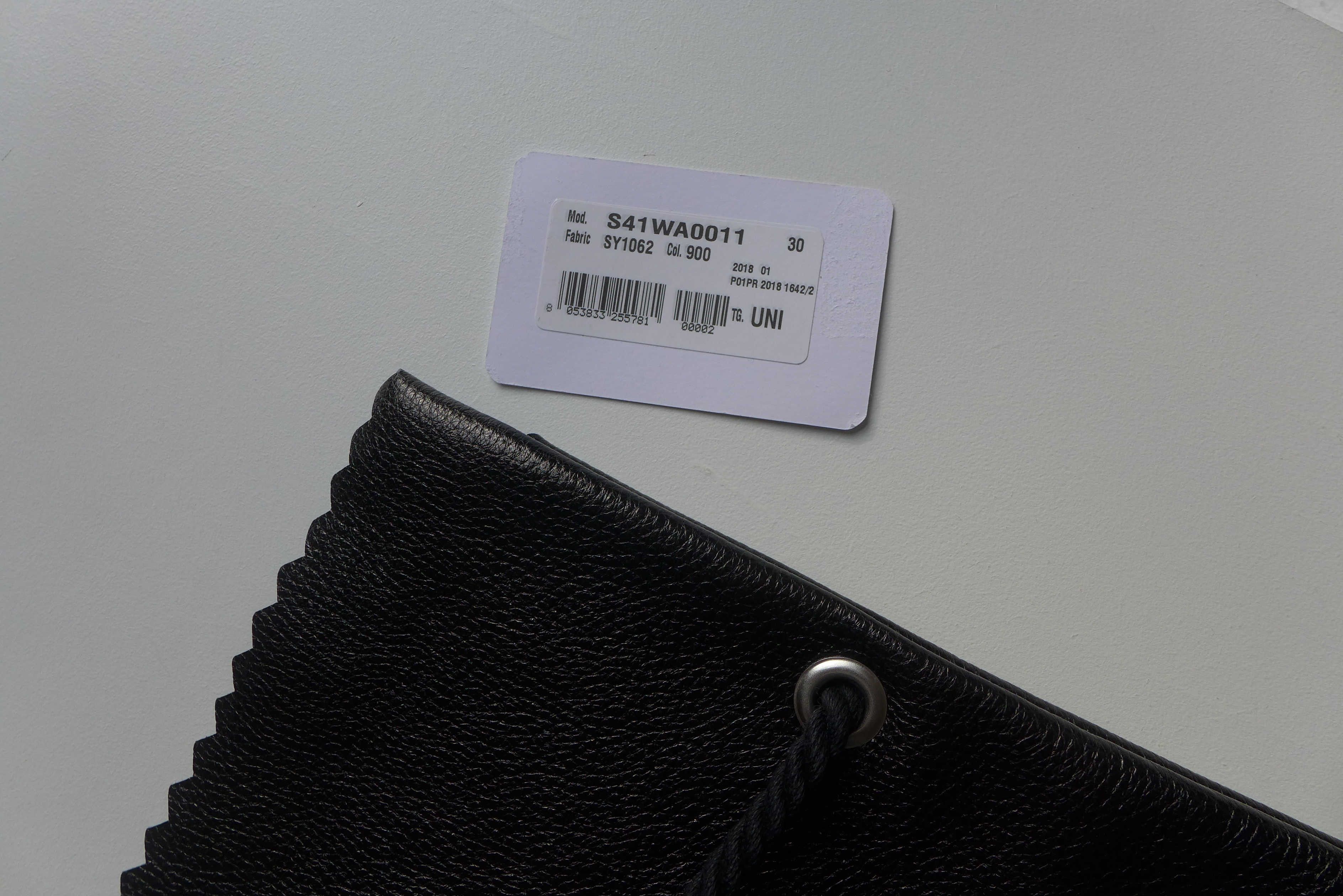 Maison Margiela Margiela MM6 Backpack - Textured Black Leather Size ONE SIZE - 9 Thumbnail