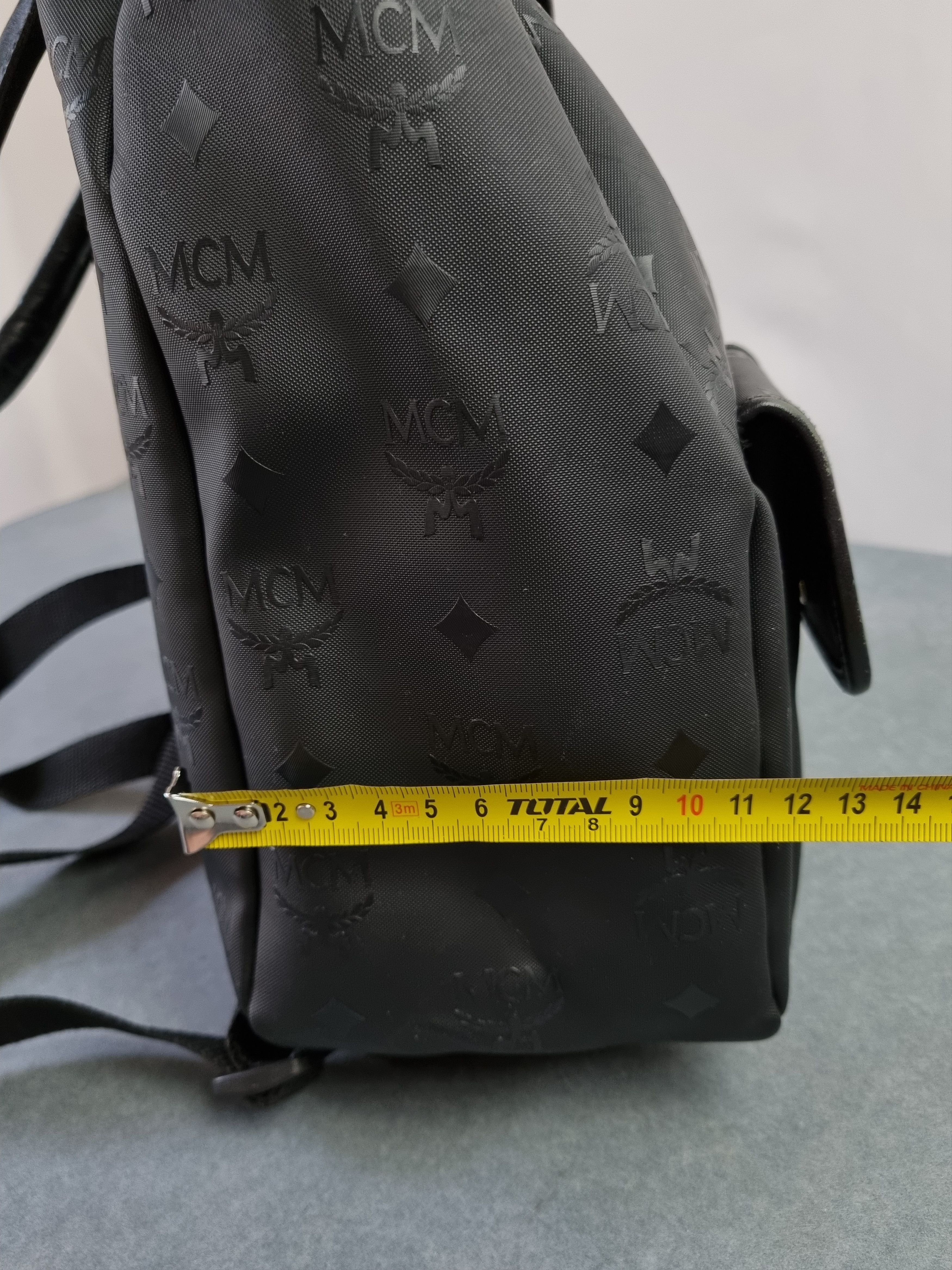 MCM 90s MCM Mini Monogram Rubber Pvc Backpack Vintage Size ONE SIZE - 25 Thumbnail