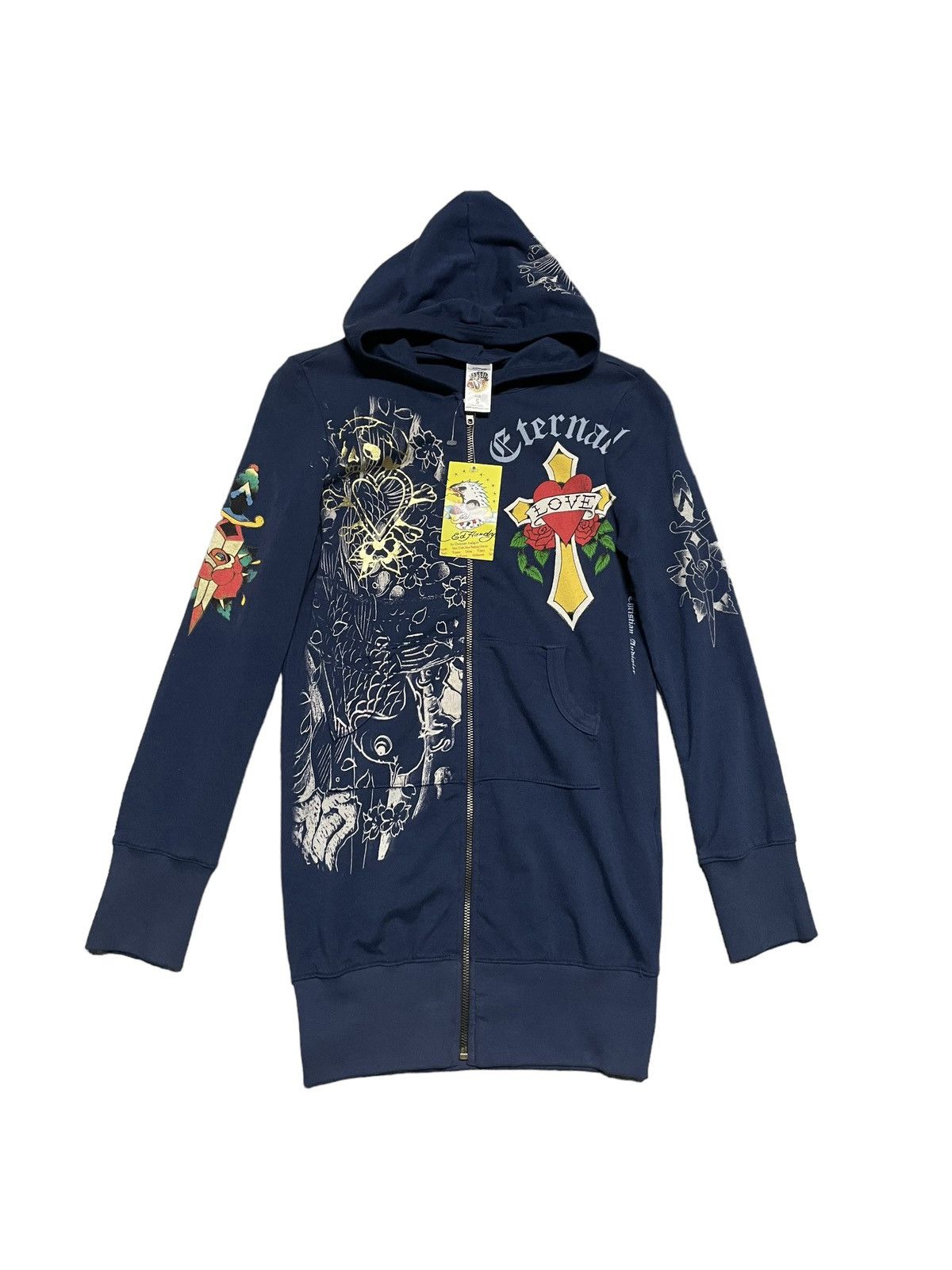 Ed Hardy Long hoodie ed Hardy Christian Audigier dress Size S / US 4 / IT 40 - 1 Thumbnail